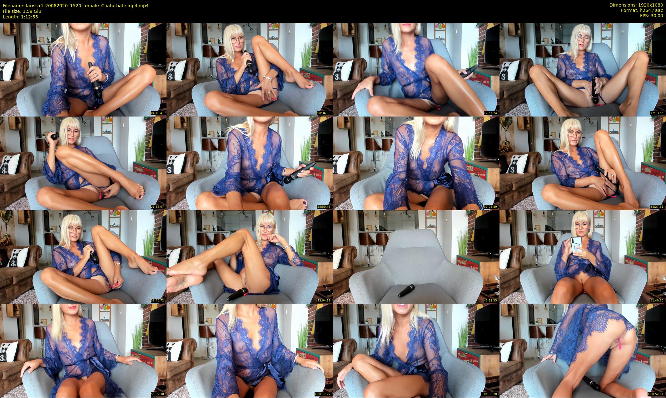 larissa4 — 73 minute Chaturbate female cam show recording, 1080p, Aug 20, 2020