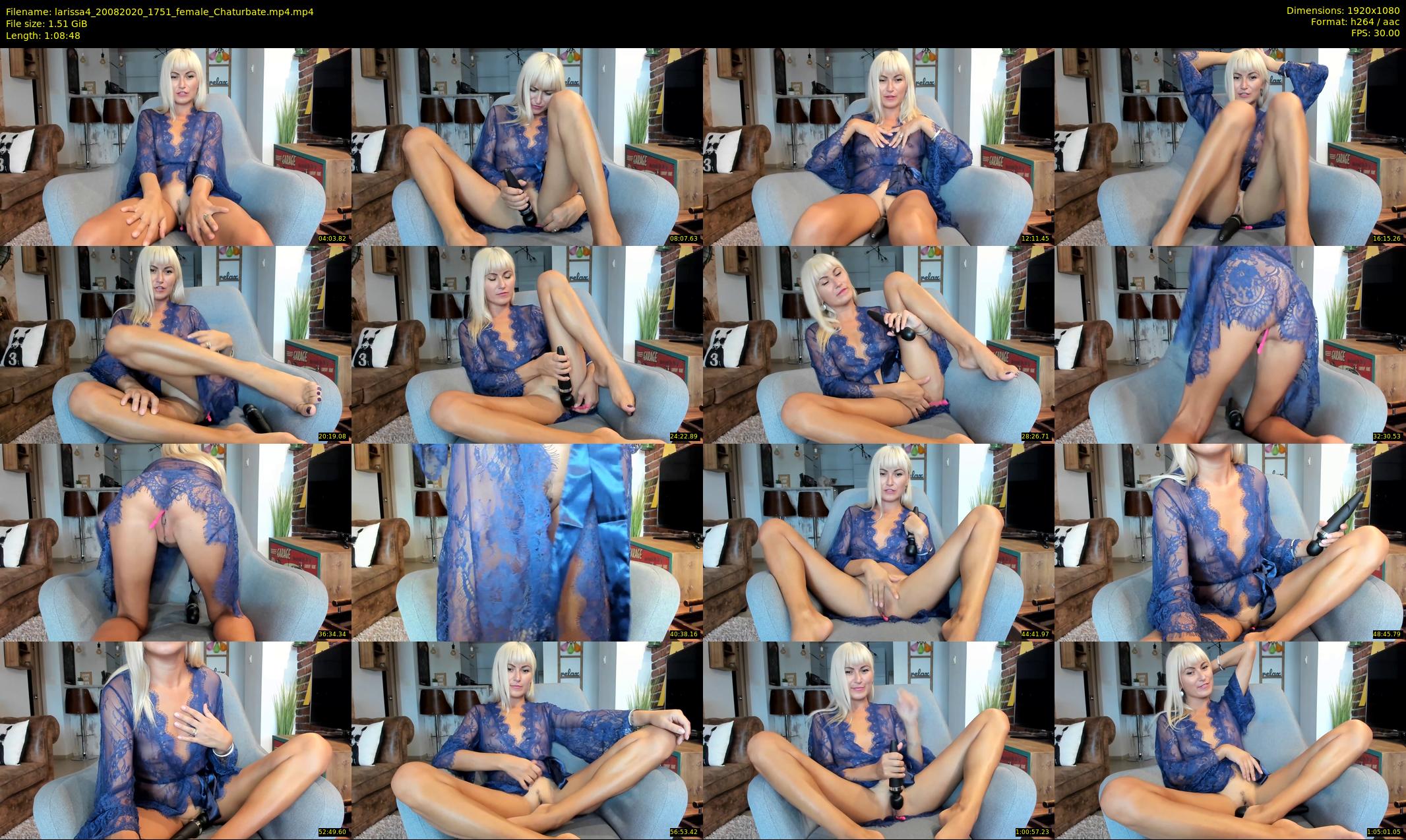 larissa4 — 69 minute Chaturbate female cam show recording, 1080p, Aug 20, 2020