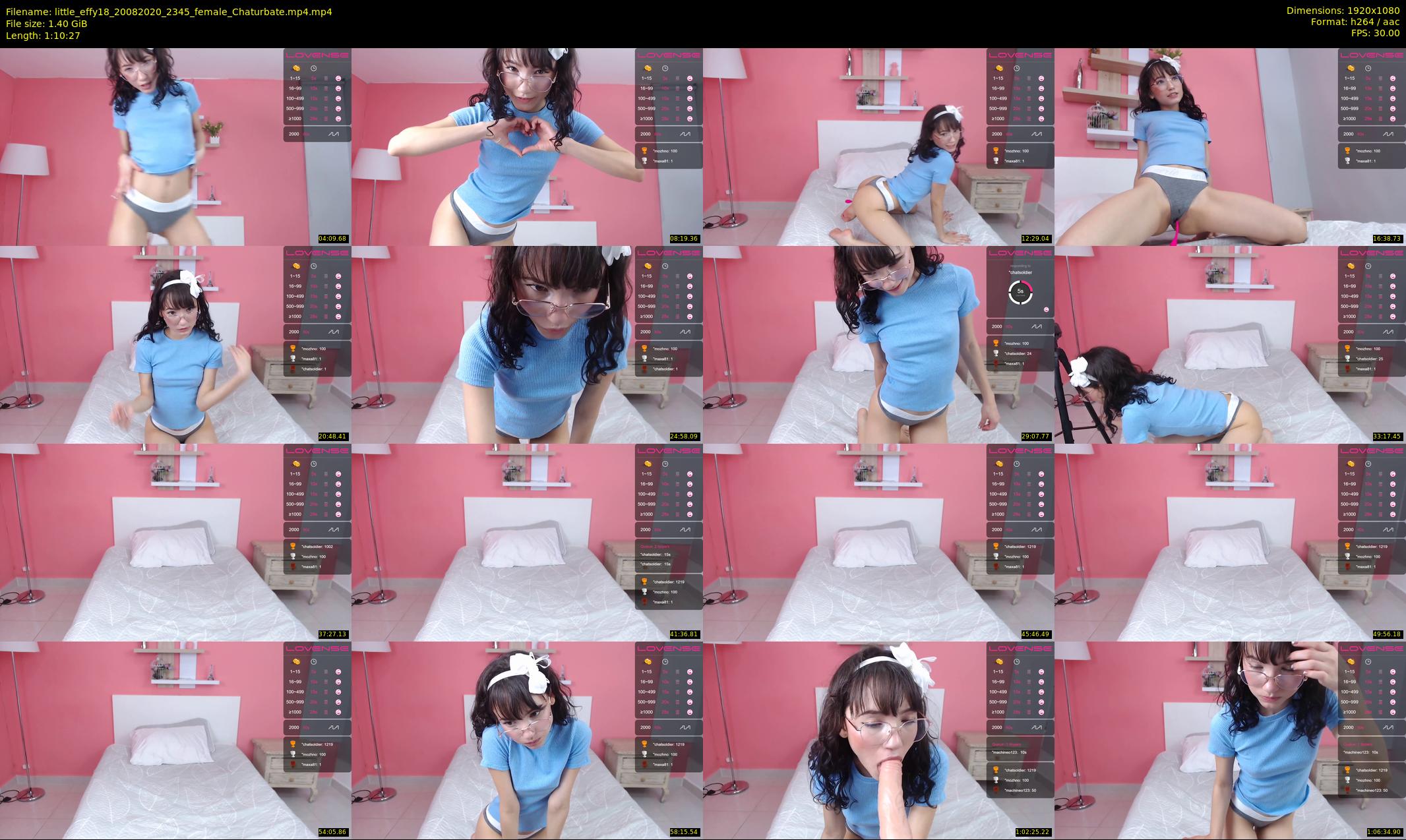 little_effy18 — 71 minute Chaturbate female cam show recording, 1080p, Aug 20, 2020