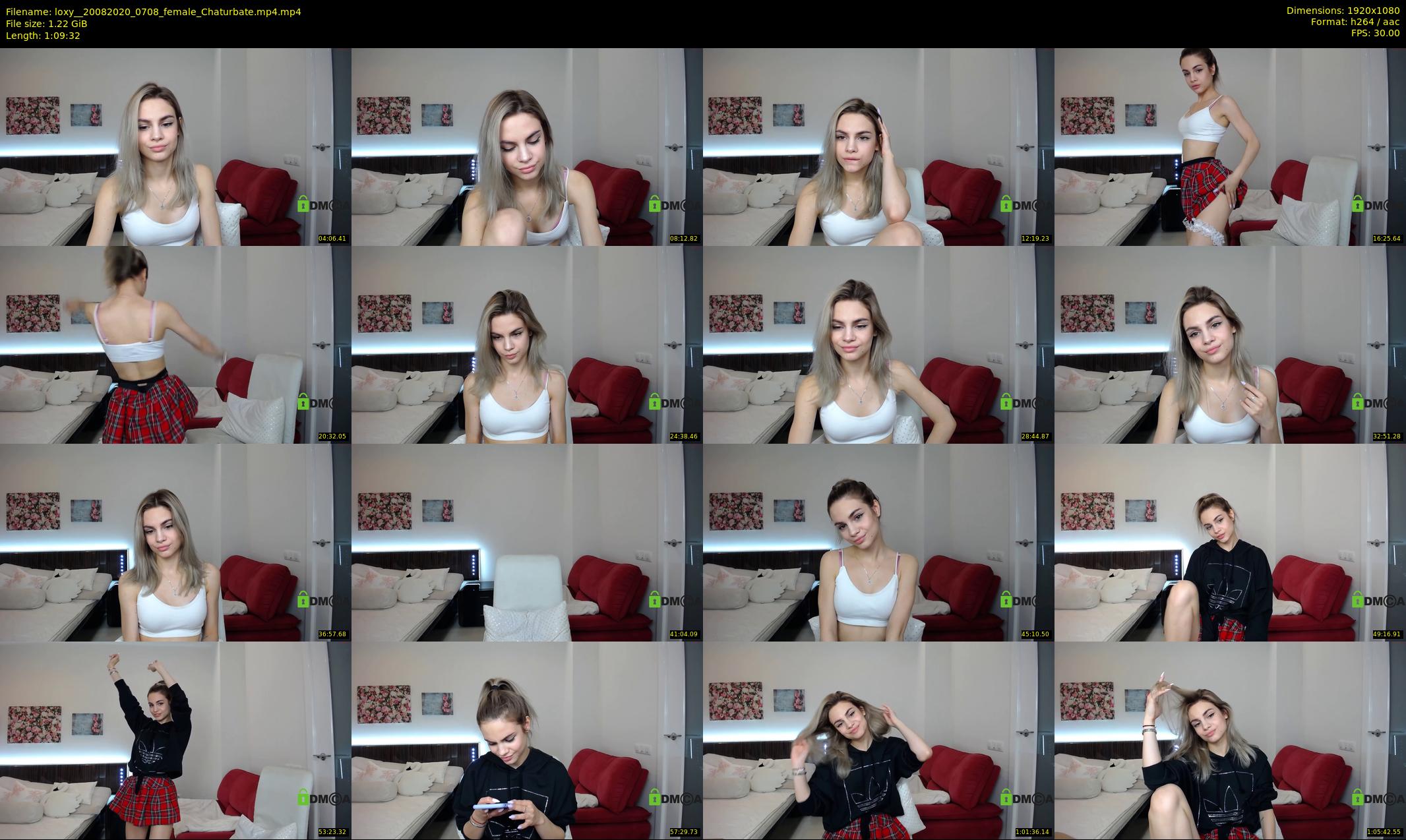 loxy_ — 70 minute Chaturbate female cam show recording, 1080p, Aug 20, 2020