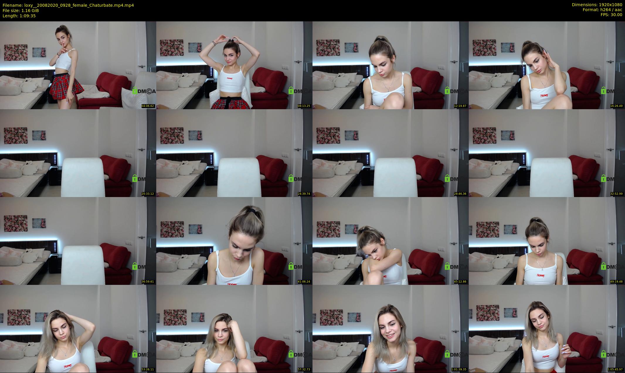 loxy_ — 70 minute Chaturbate female cam show recording, 1080p, Aug 20, 2020