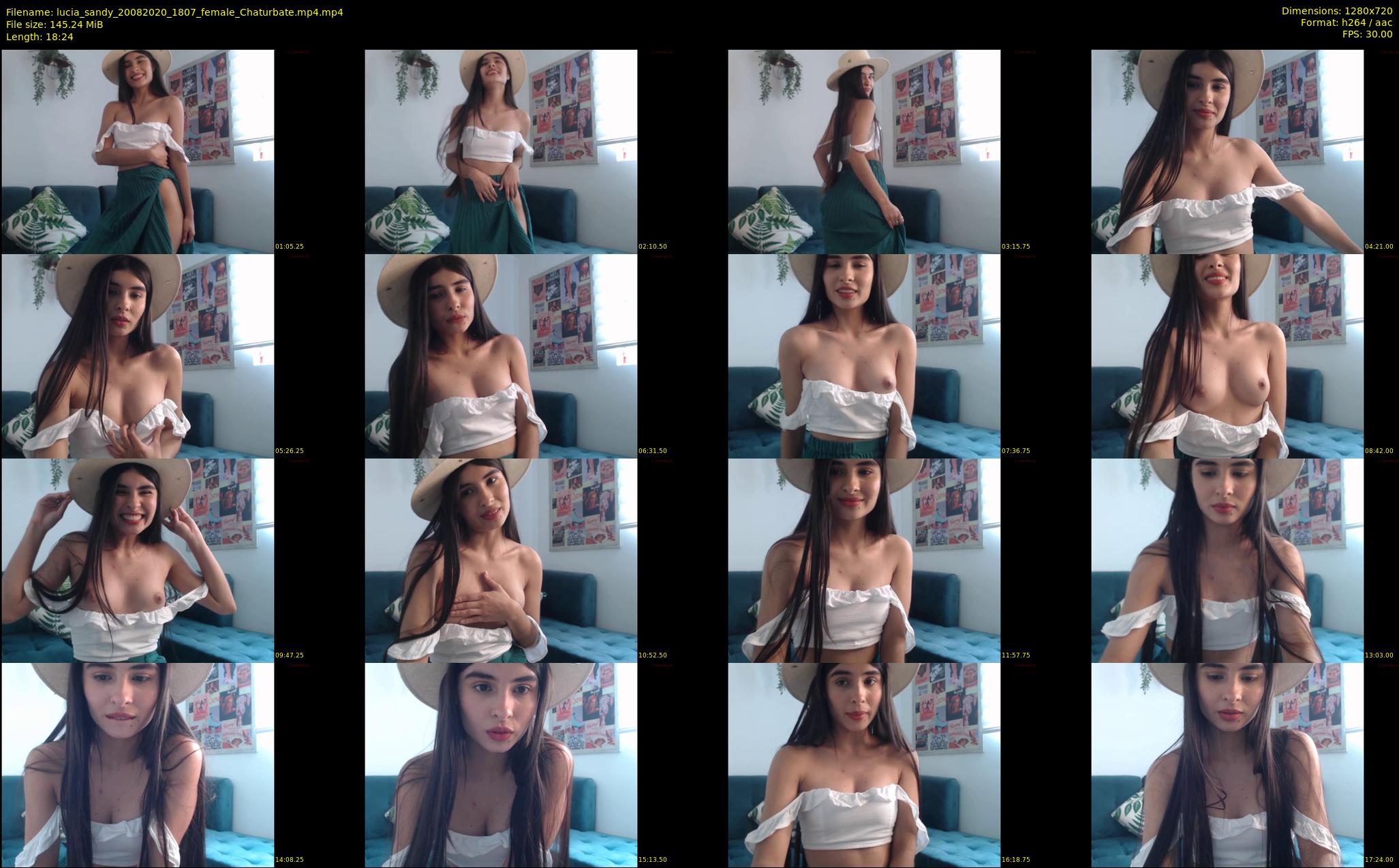 lucia_sandy — 19 minute Chaturbate female cam show recording, 720p, Aug 20, 2020