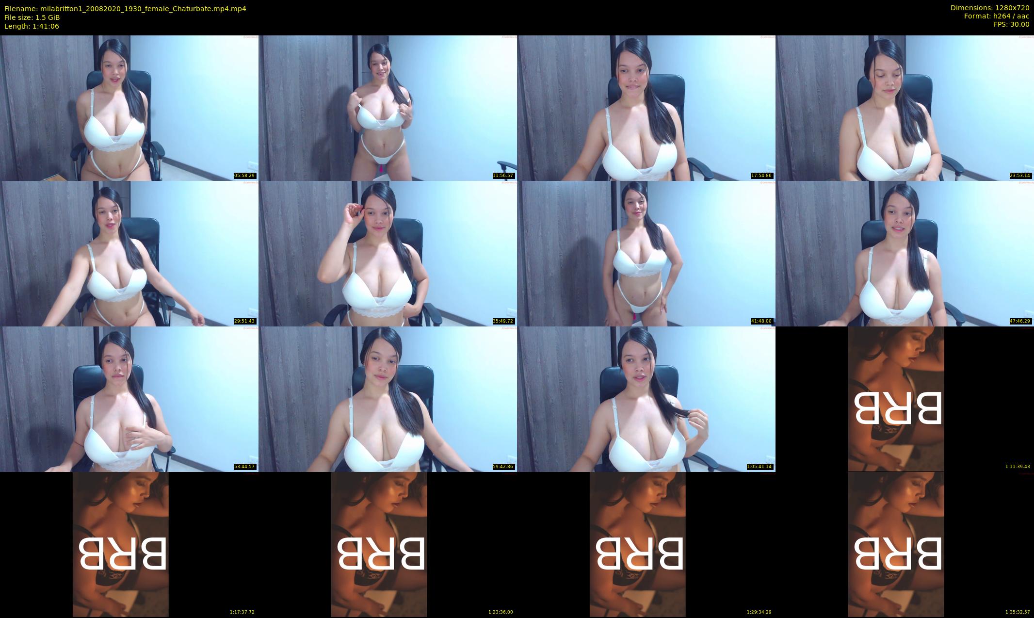 milabritton1 — 102 minute Chaturbate female cam show recording, 720p, Aug 20, 2020