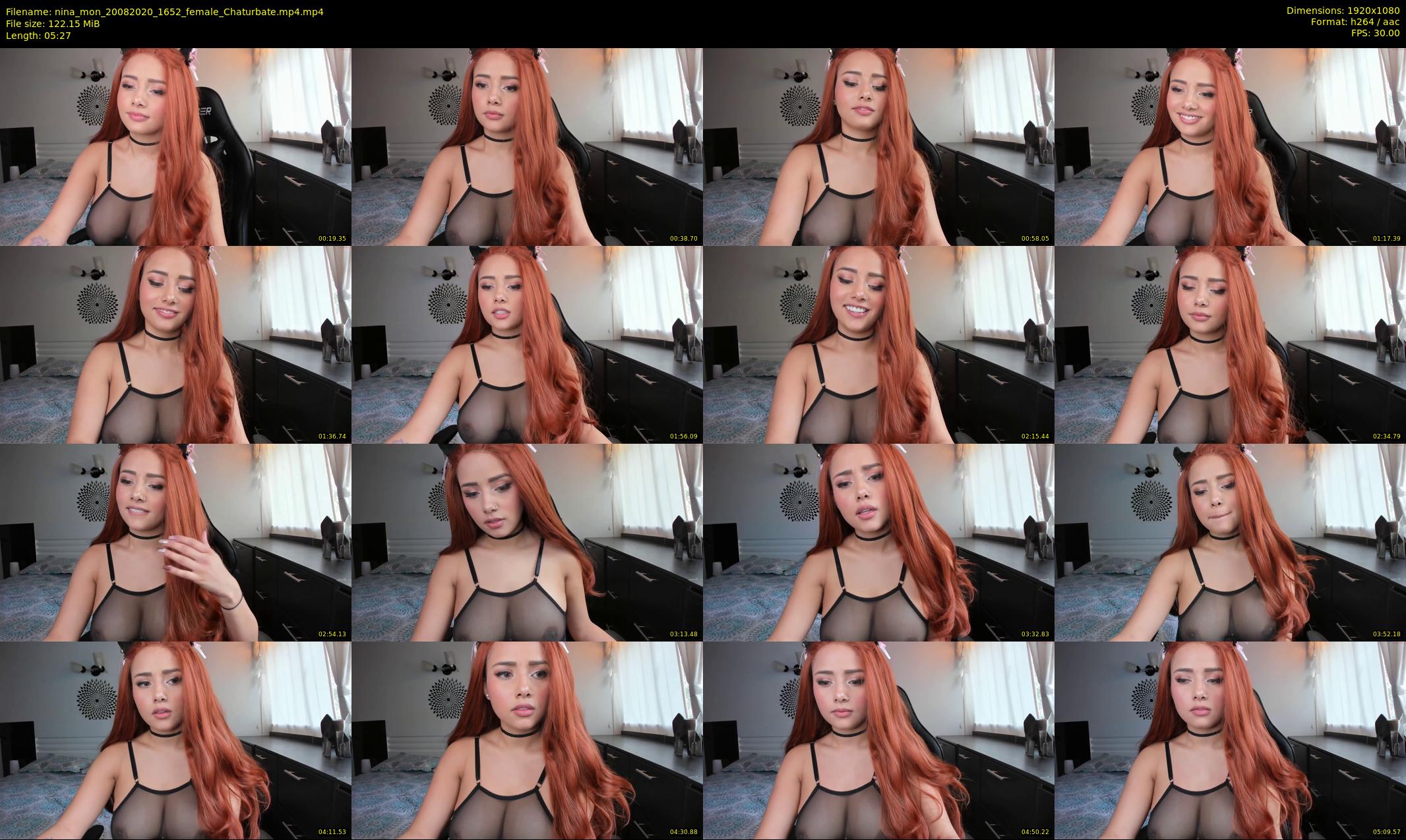 nina_mon — 6 minute Chaturbate female cam show recording, 1080p, Aug 20, 2020