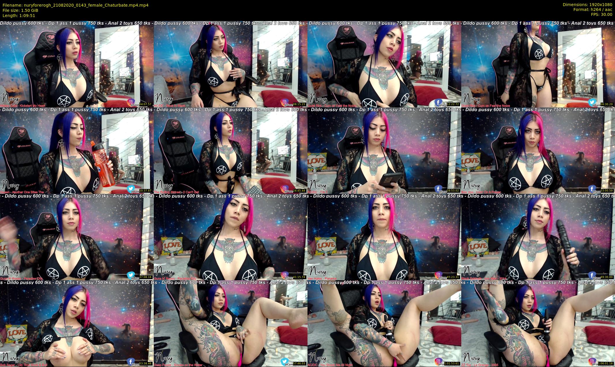 nuryforerogh — 70 minute Chaturbate female cam show recording, 1080p, Aug 21, 2020