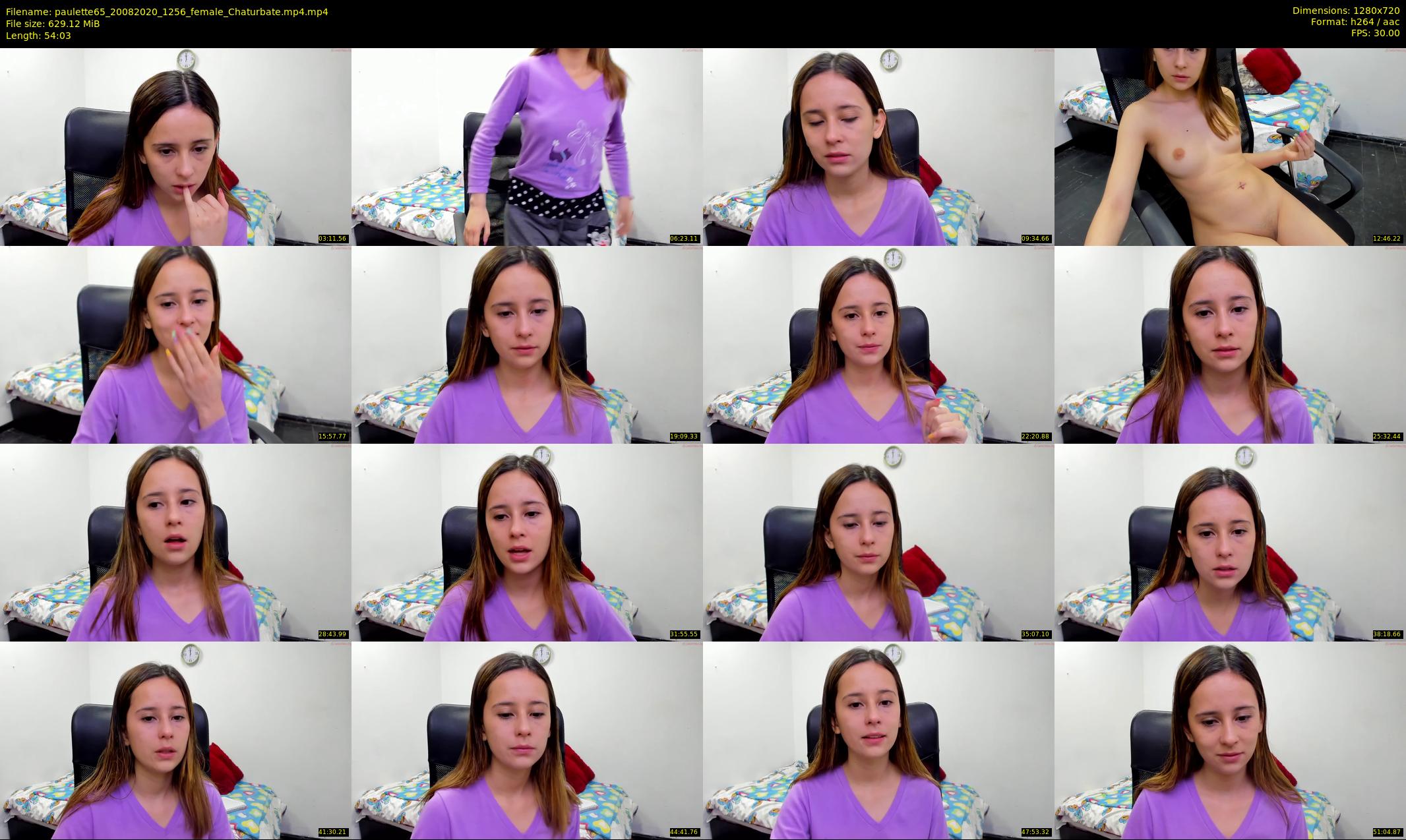 paulette65 — 55 minute Chaturbate female cam show recording, 720p, Aug 20, 2020
