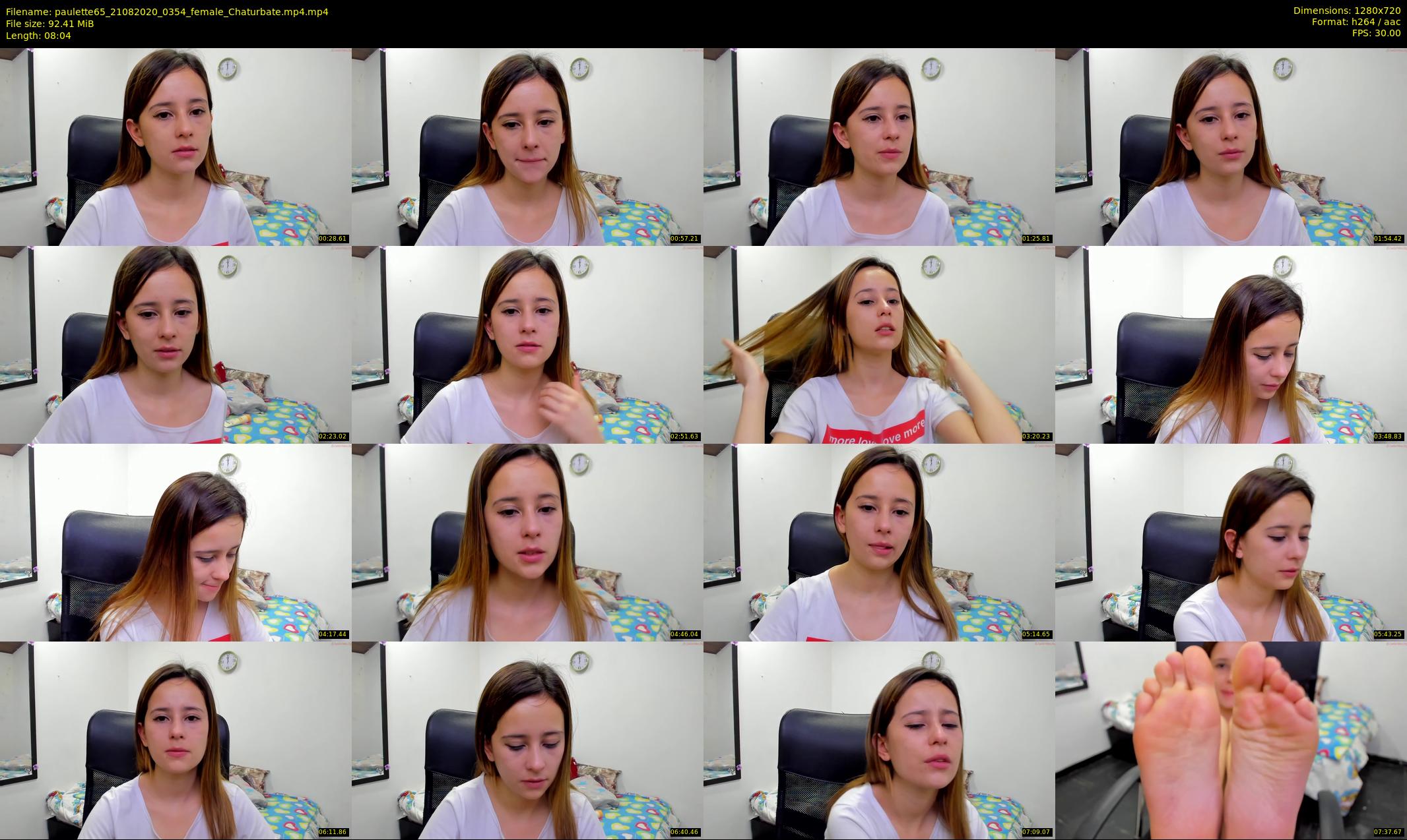 paulette65 — 9 minute Chaturbate female cam show recording, 720p, Aug 21, 2020