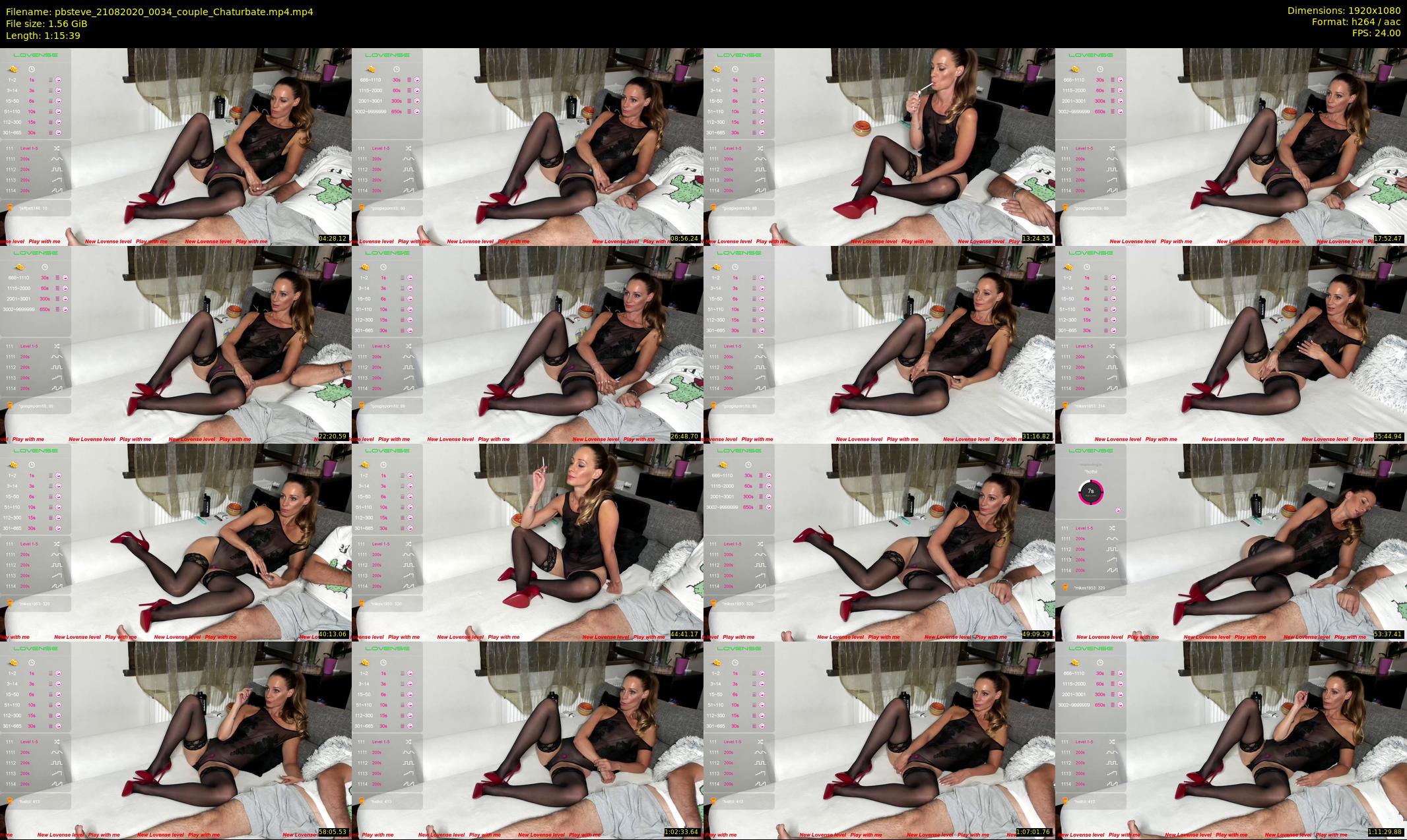 pbsteve — 76 minute Chaturbate couple cam show recording, 1080p, Aug 21, 2020