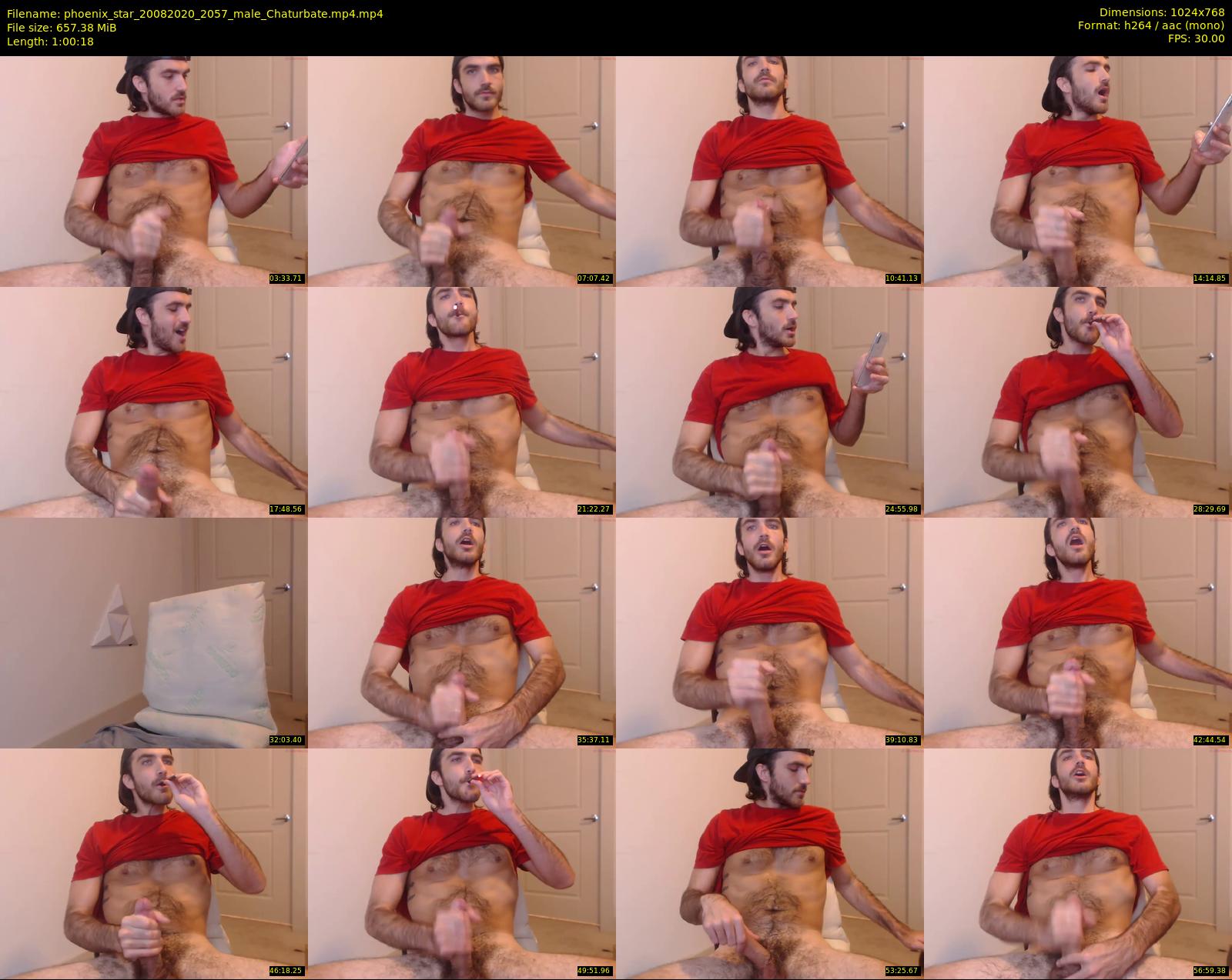 phoenix_star — 61 minute Chaturbate male cam show recording, 720p, Aug 20, 2020