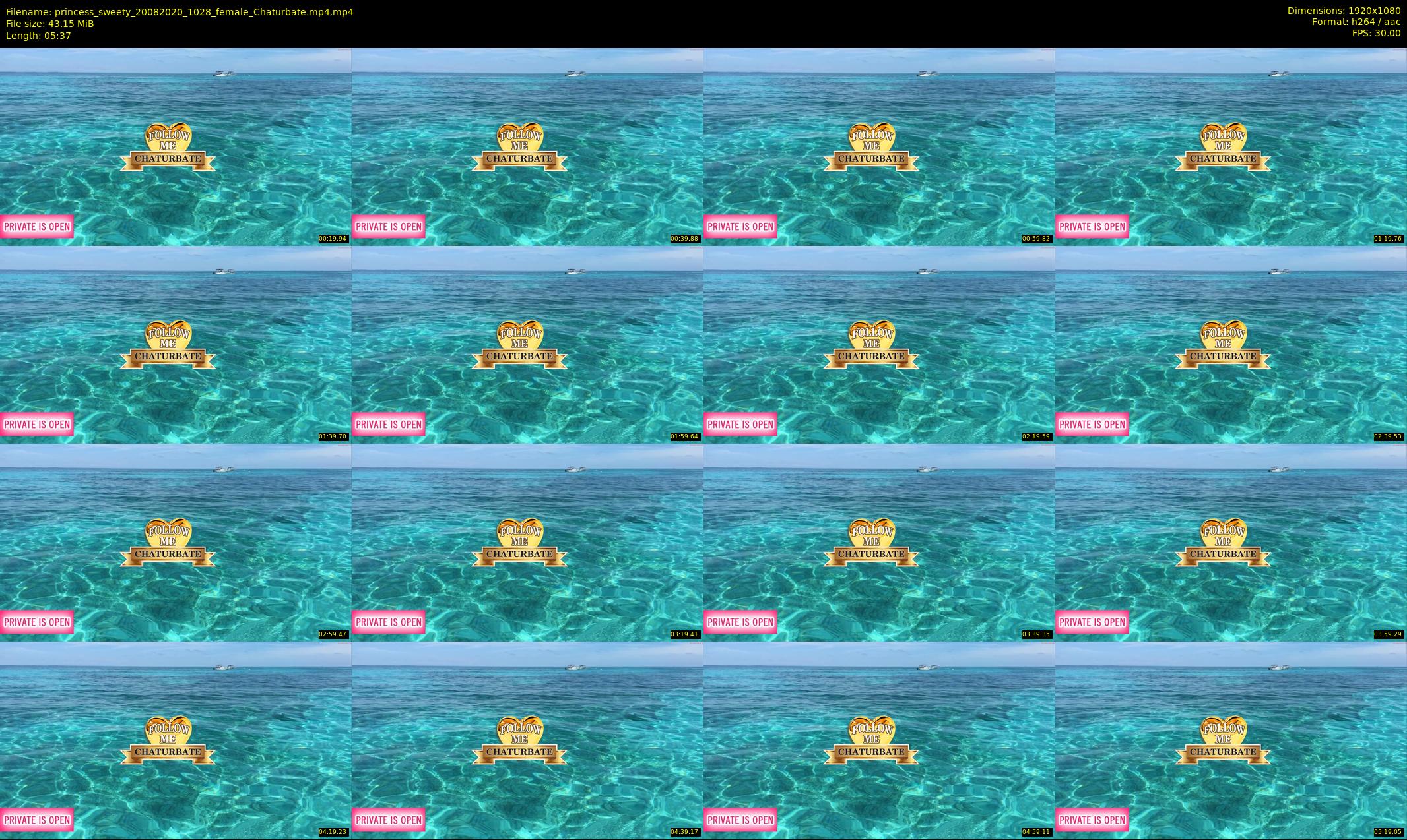 princess_sweety — 6 minute Chaturbate couple cam show recording, 1080p, Aug 20, 2020