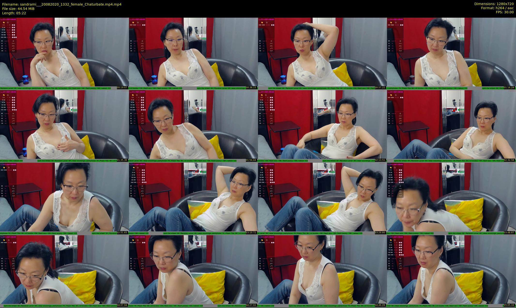 sandrami__ — 6 minute Chaturbate female cam show recording, 720p, Aug 20, 2020