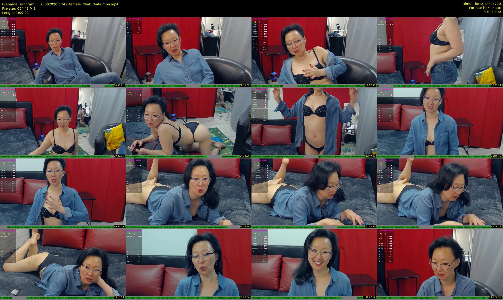 sandrami__ — 70 minute Chaturbate female cam show recording, 720p, Aug 20, 2020
