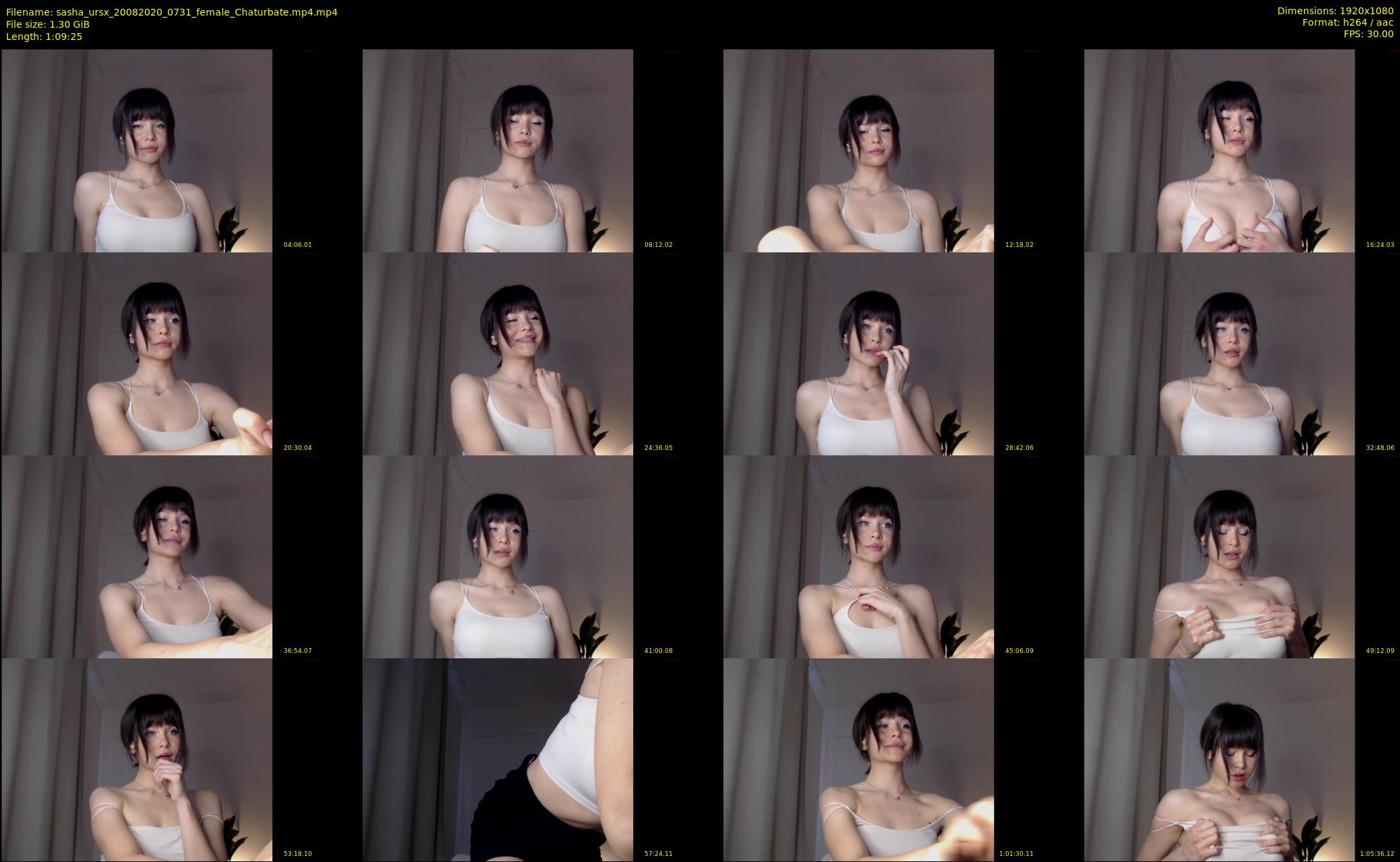 sasha_ursx — 70 minute Chaturbate female cam show recording, 1080p, Aug 20, 2020