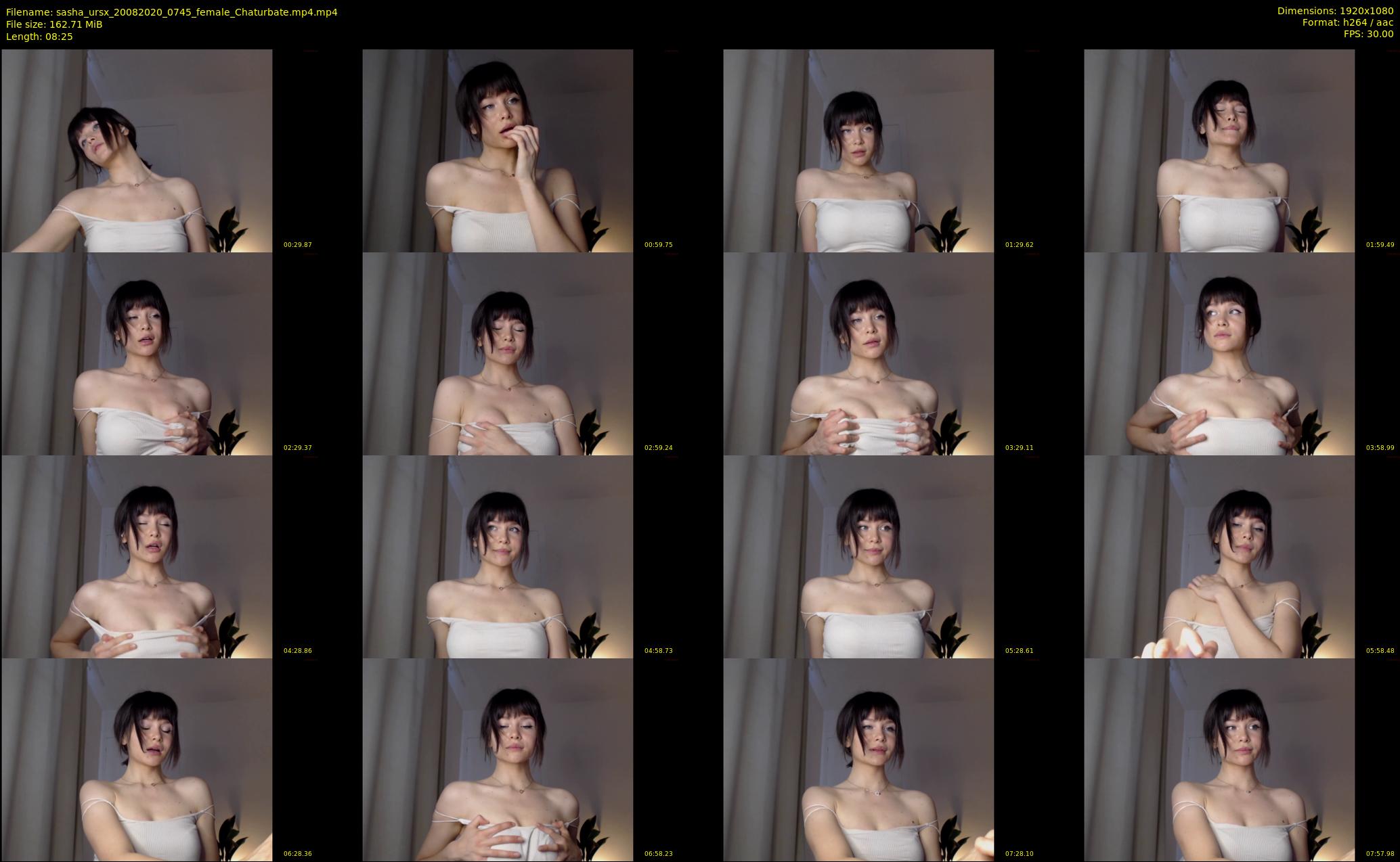 sasha_ursx — 9 minute Chaturbate female cam show recording, 1080p, Aug 20, 2020