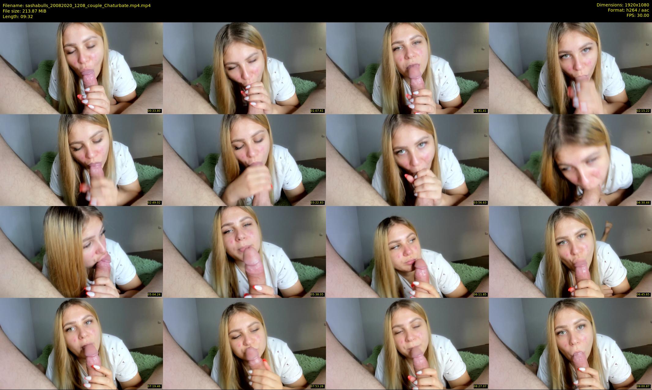 sashabulls — 10 minute Chaturbate couple cam show recording, 1080p, Aug 20, 2020
