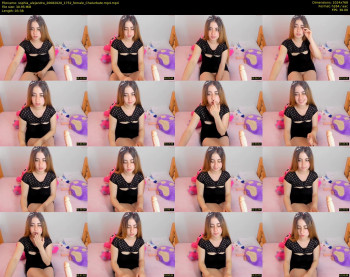 sophia_alejandra — 4 minute Chaturbate female cam show recording, 720p, Aug 20, 2020