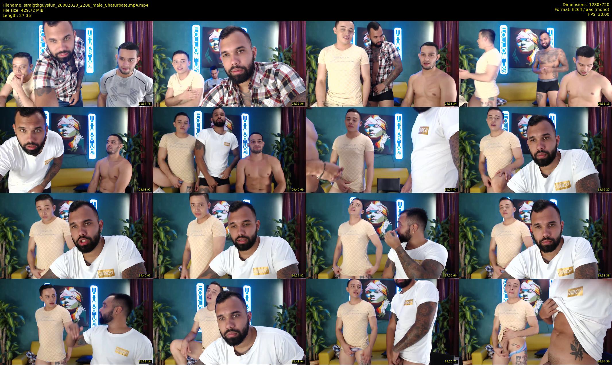 straigthguysfun — 28 minute Chaturbate male cam show recording, 720p, Aug 20, 2020