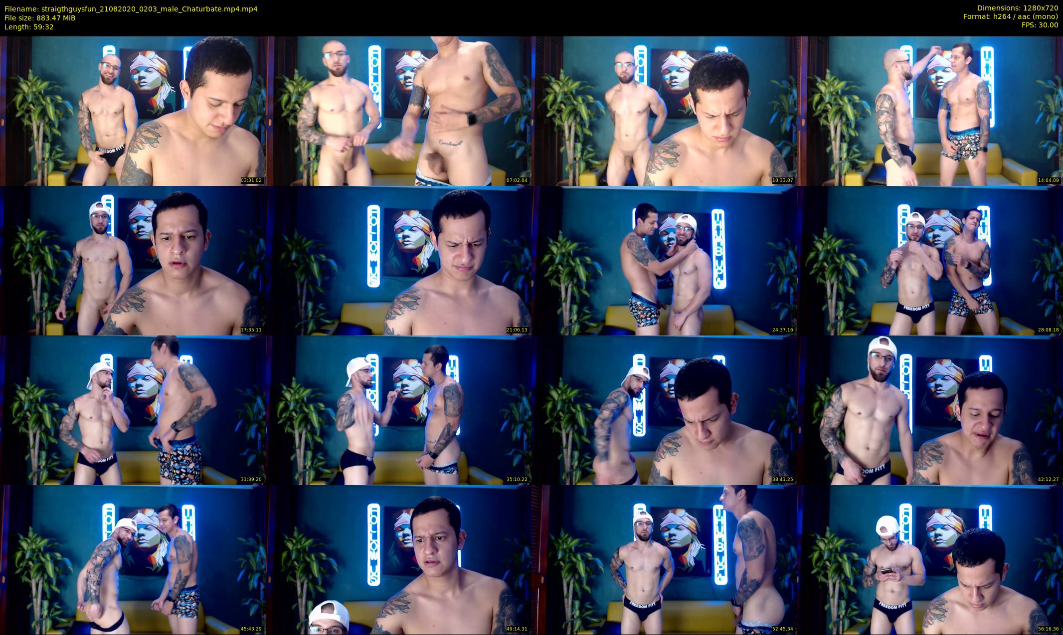 straigthguysfun — 60 minute Chaturbate male cam show recording, 720p, Aug 21, 2020