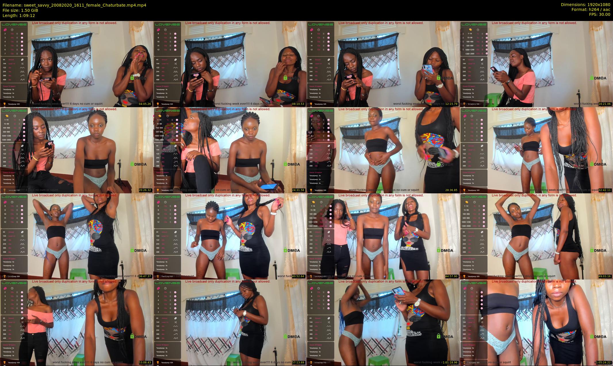 sweet_savvy — 70 minute Chaturbate female cam show recording, 1080p, Aug 20, 2020