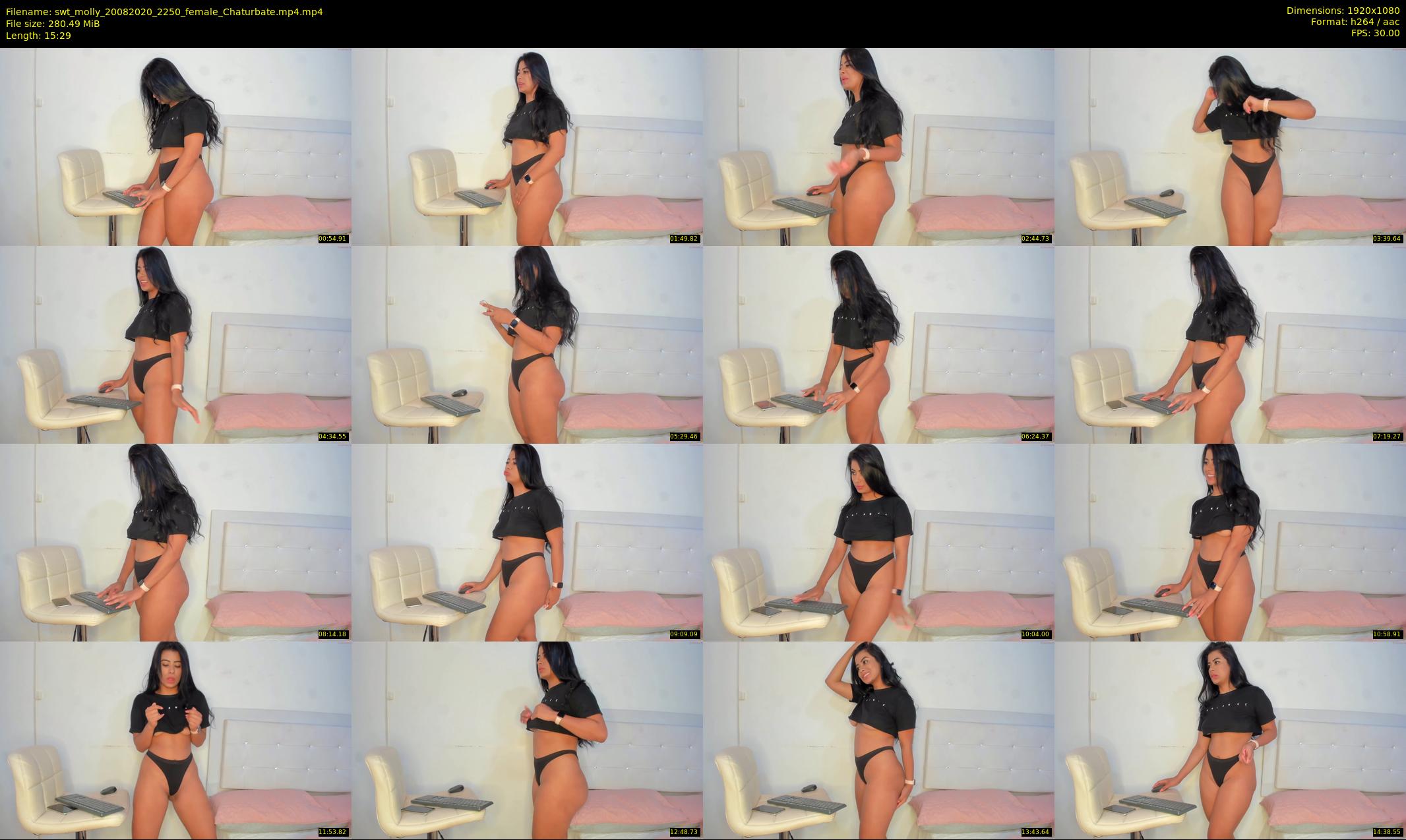 swt_molly — 16 minute Chaturbate female cam show recording, 1080p, Aug 20, 2020
