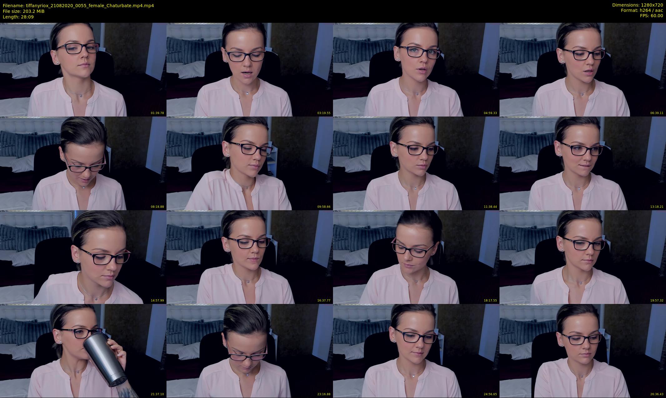 tiffanyriox — 29 minute Chaturbate female cam show recording, 720p, Aug 21, 2020