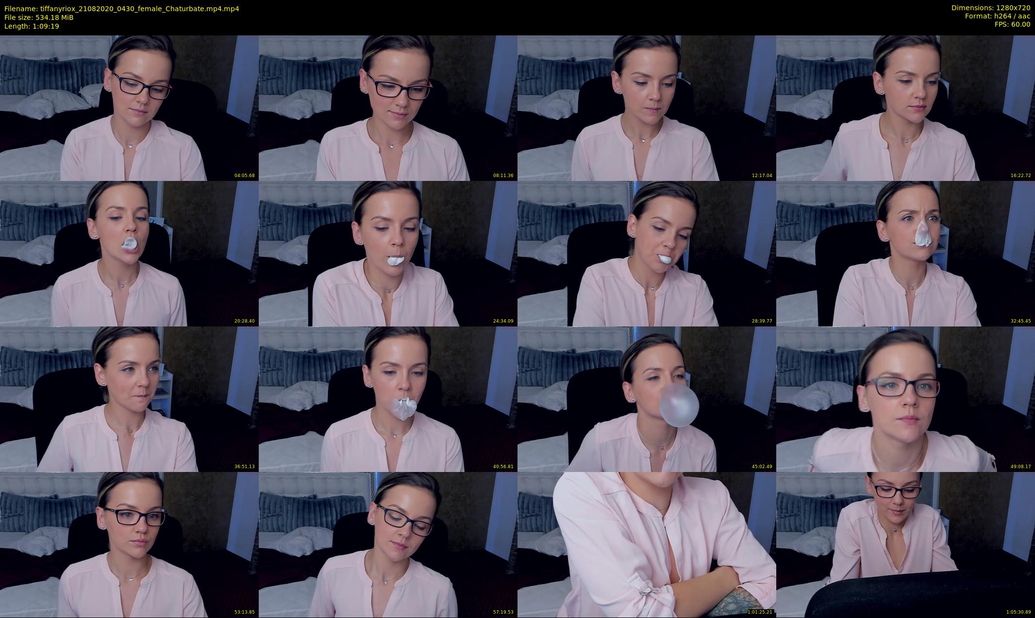 tiffanyriox — 70 minute Chaturbate female cam show recording, 720p, Aug 21, 2020