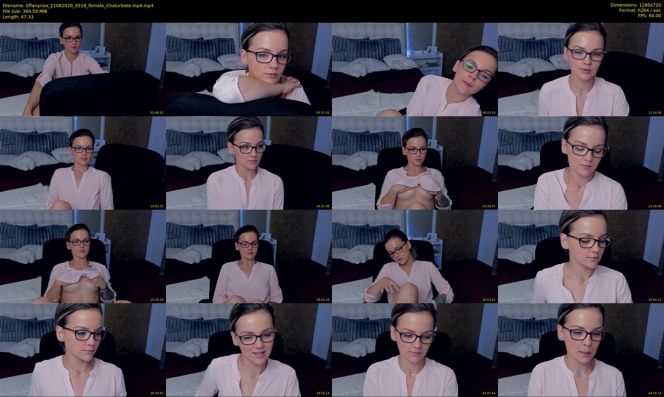tiffanyriox — 48 minute Chaturbate female cam show recording, 720p, Aug 21, 2020