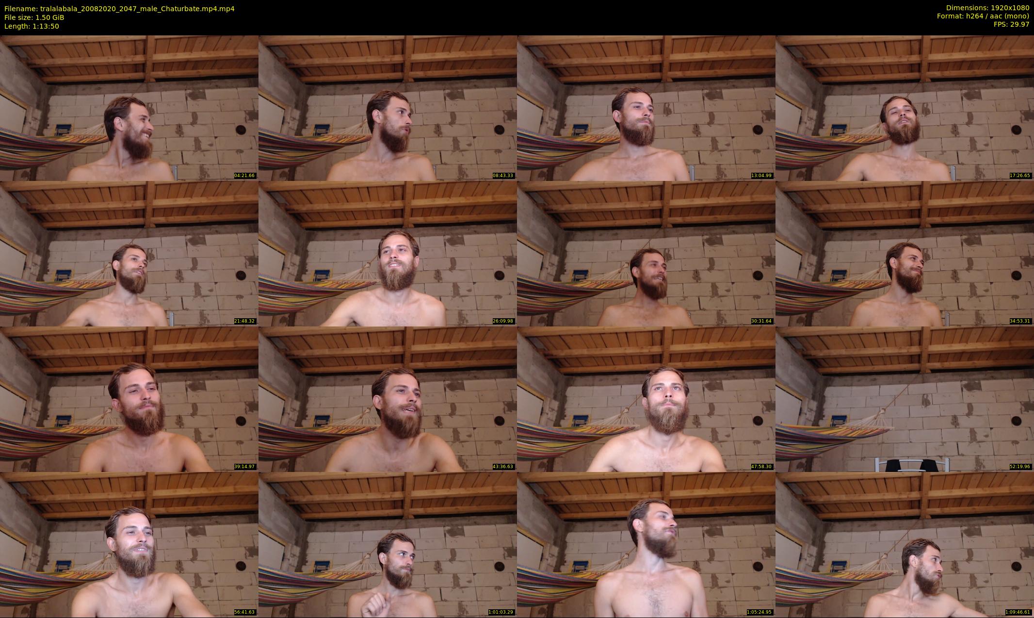 tralalabala — 74 minute Chaturbate male cam show recording, 1080p, Aug 20, 2020