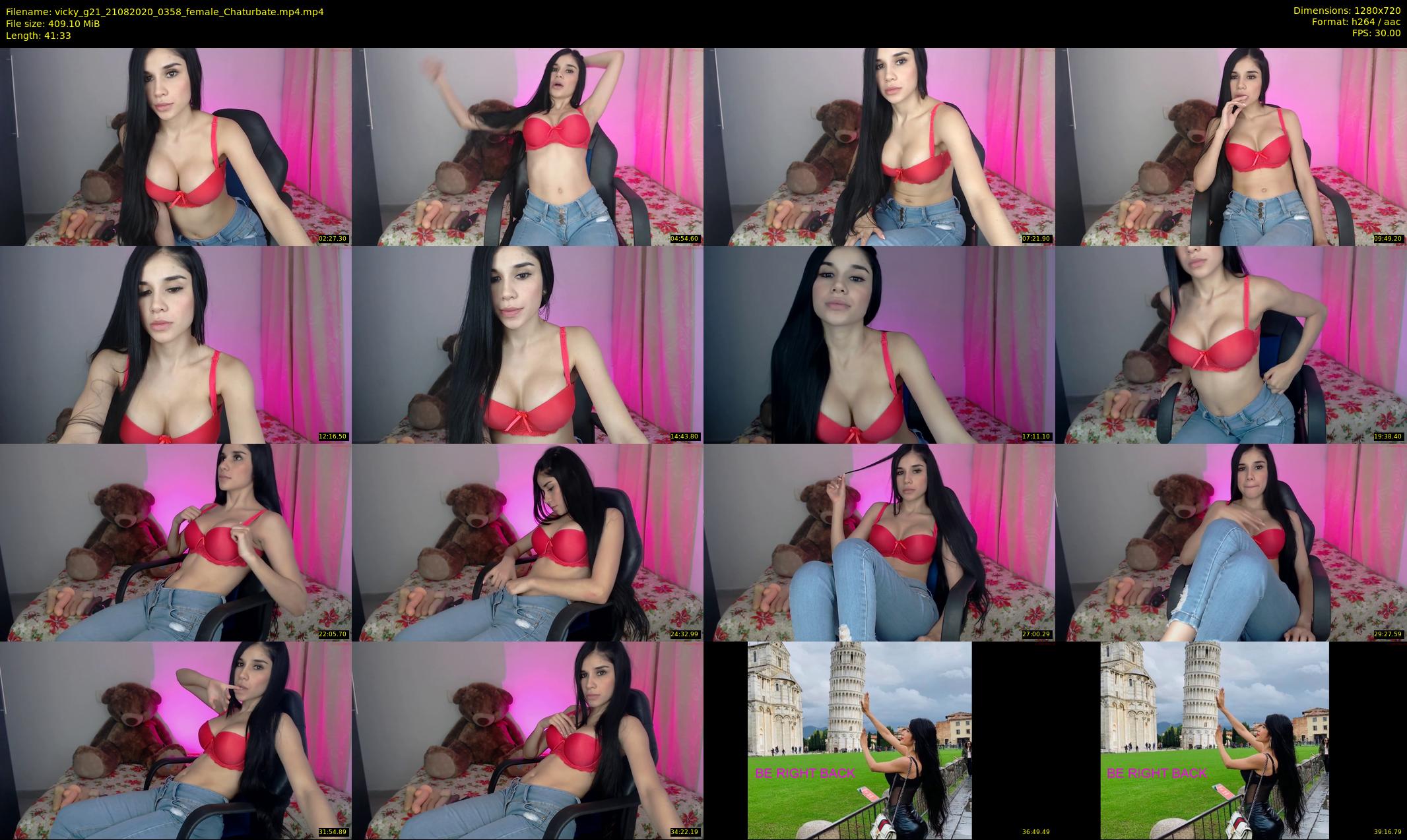 vicky_g21 — 42 minute Chaturbate female cam show recording, 720p, Aug 21, 2020