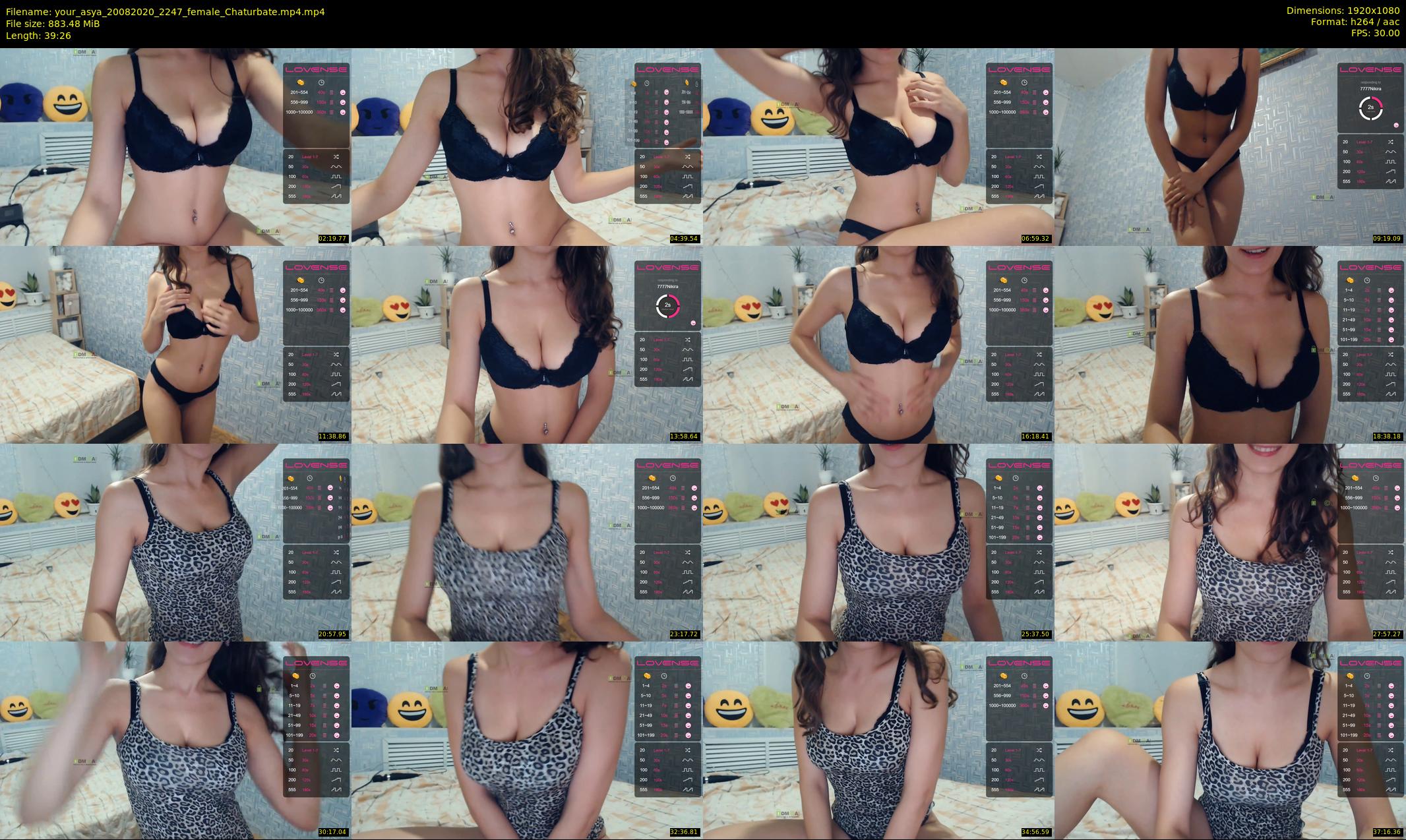 your_asya — 40 minute Chaturbate female cam show recording, 1080p, Aug 20, 2020