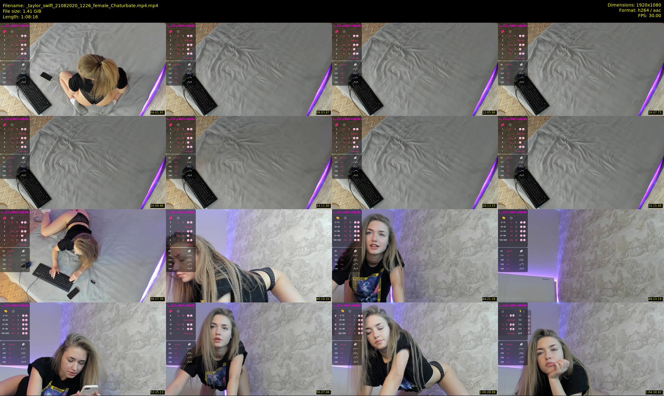 _taylor_swift — 69 minute Chaturbate female cam show recording, 1080p, Aug 21, 2020