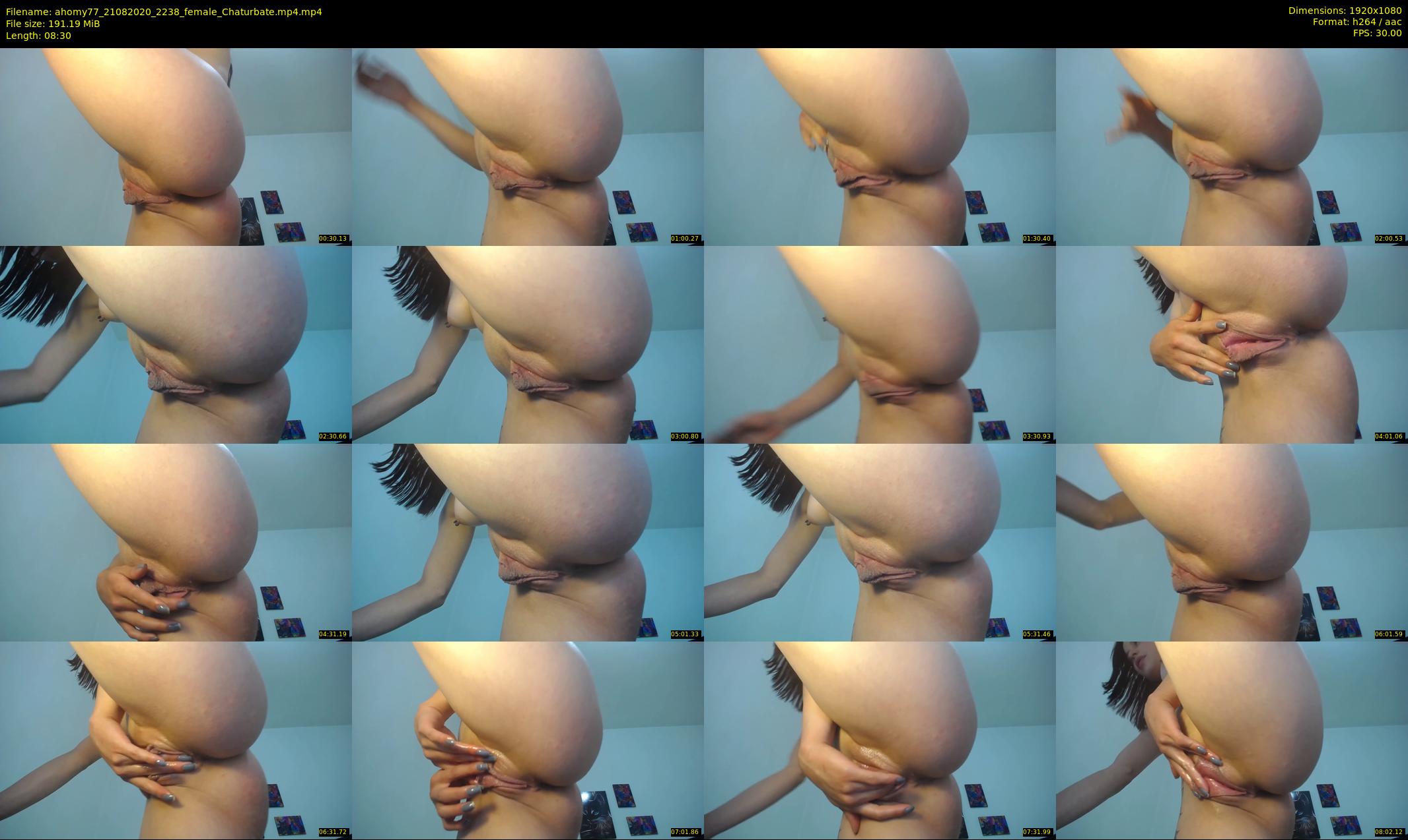 ahomy77 — 9 minute Chaturbate female cam show recording, 1080p, Aug 21, 2020