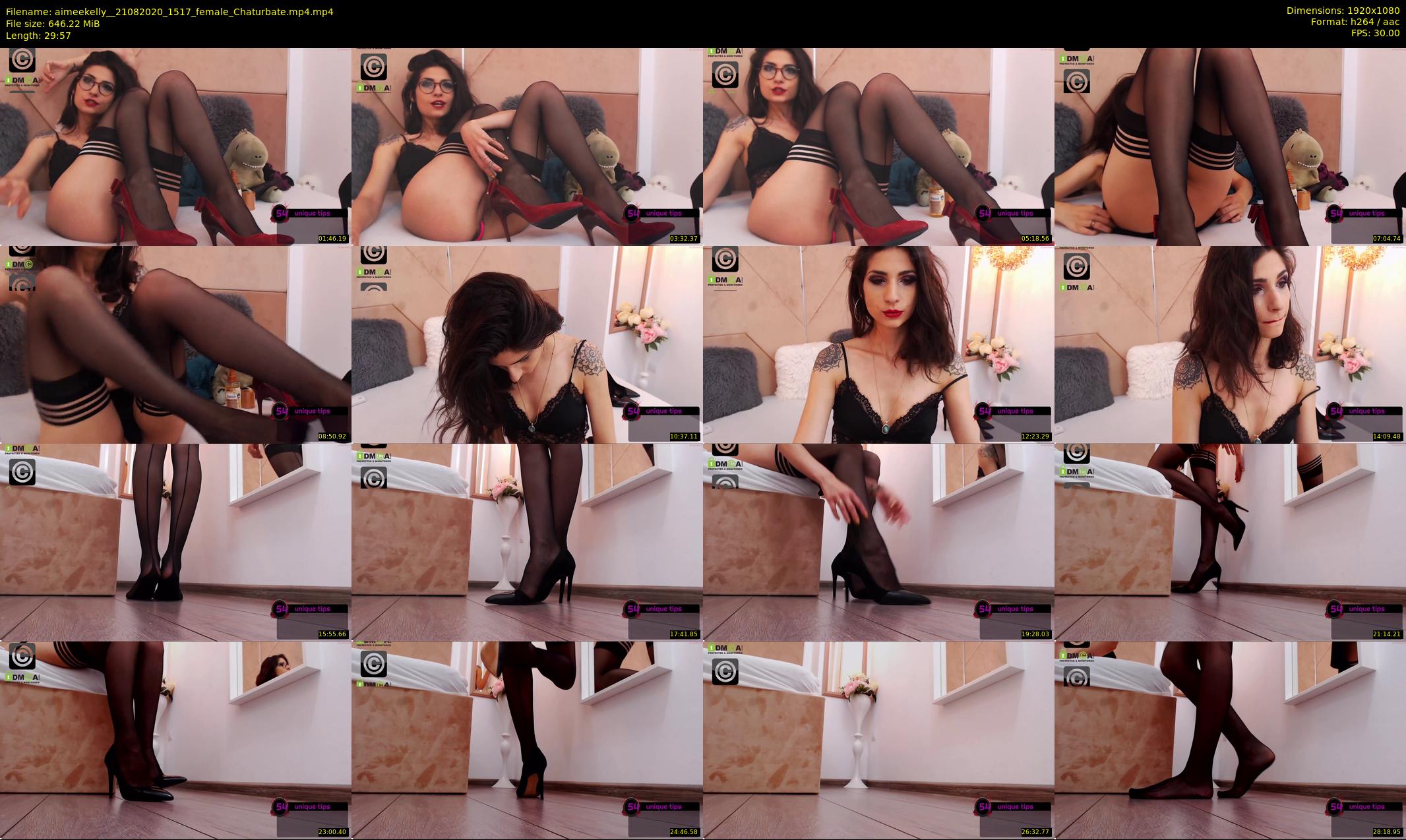 aimeekelly_ — 30 minute Chaturbate female cam show recording, 1080p, Aug 21, 2020
