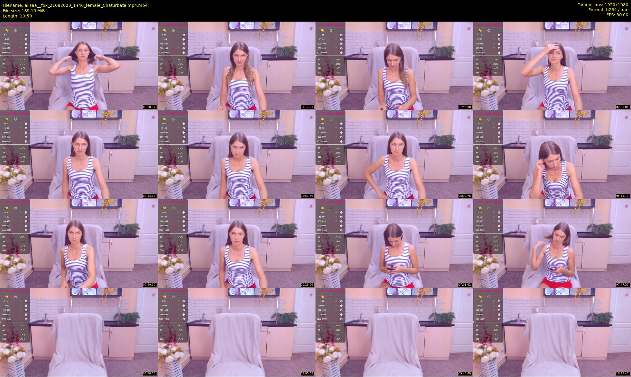 alisaa__fox — 11 minute Chaturbate female cam show recording, 1080p, Aug 21, 2020