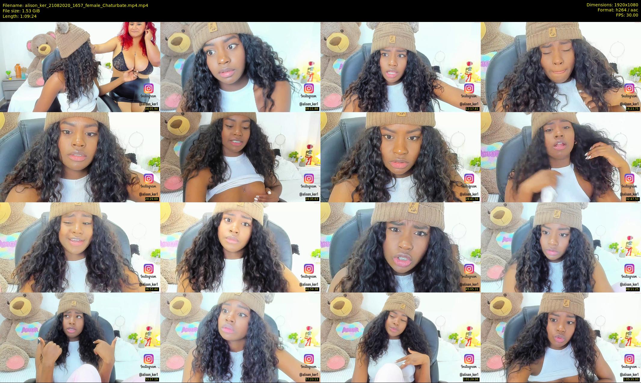 alison_ker — 70 minute Chaturbate female cam show recording, 1080p, Aug 21, 2020
