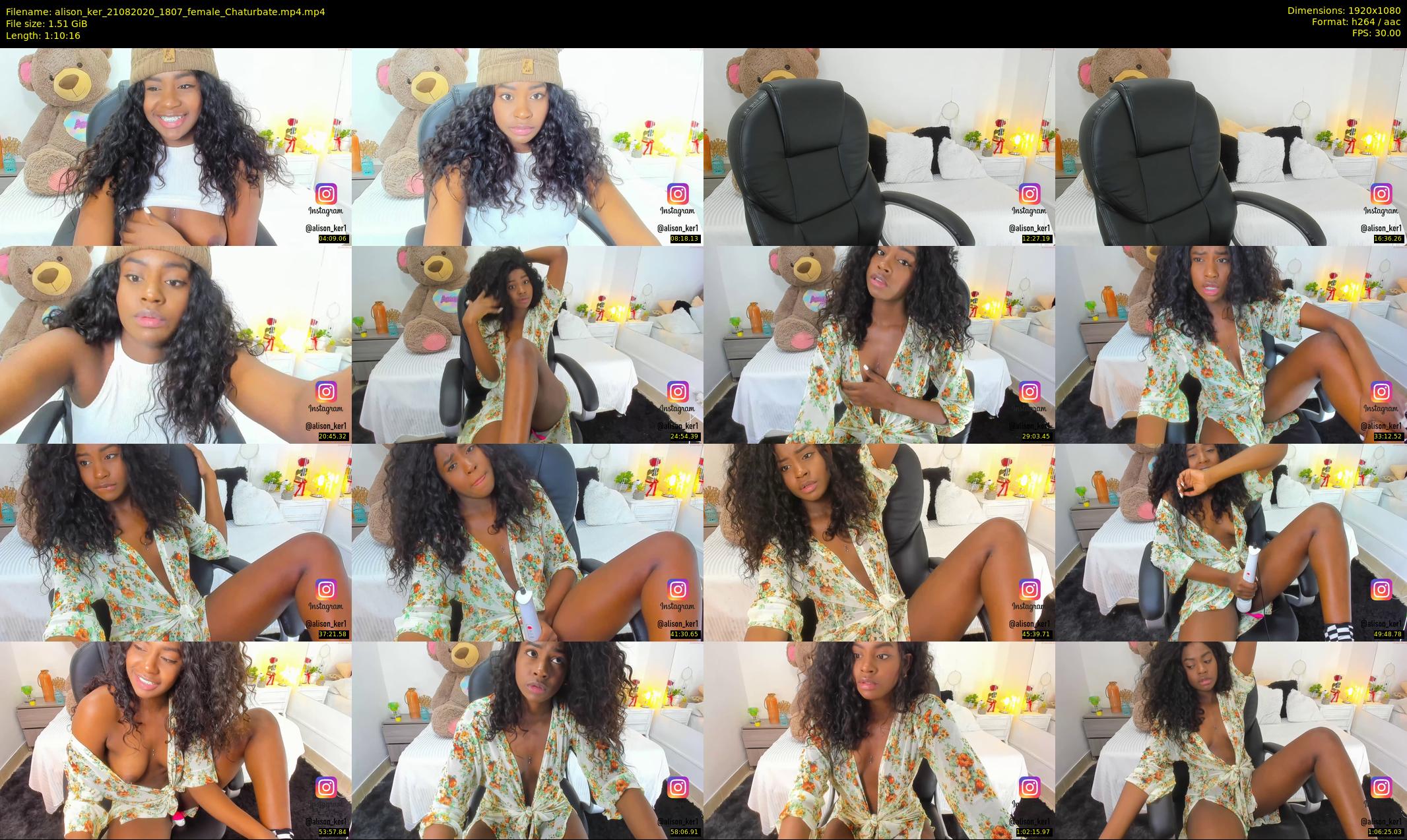 alison_ker — 71 minute Chaturbate female cam show recording, 1080p, Aug 21, 2020