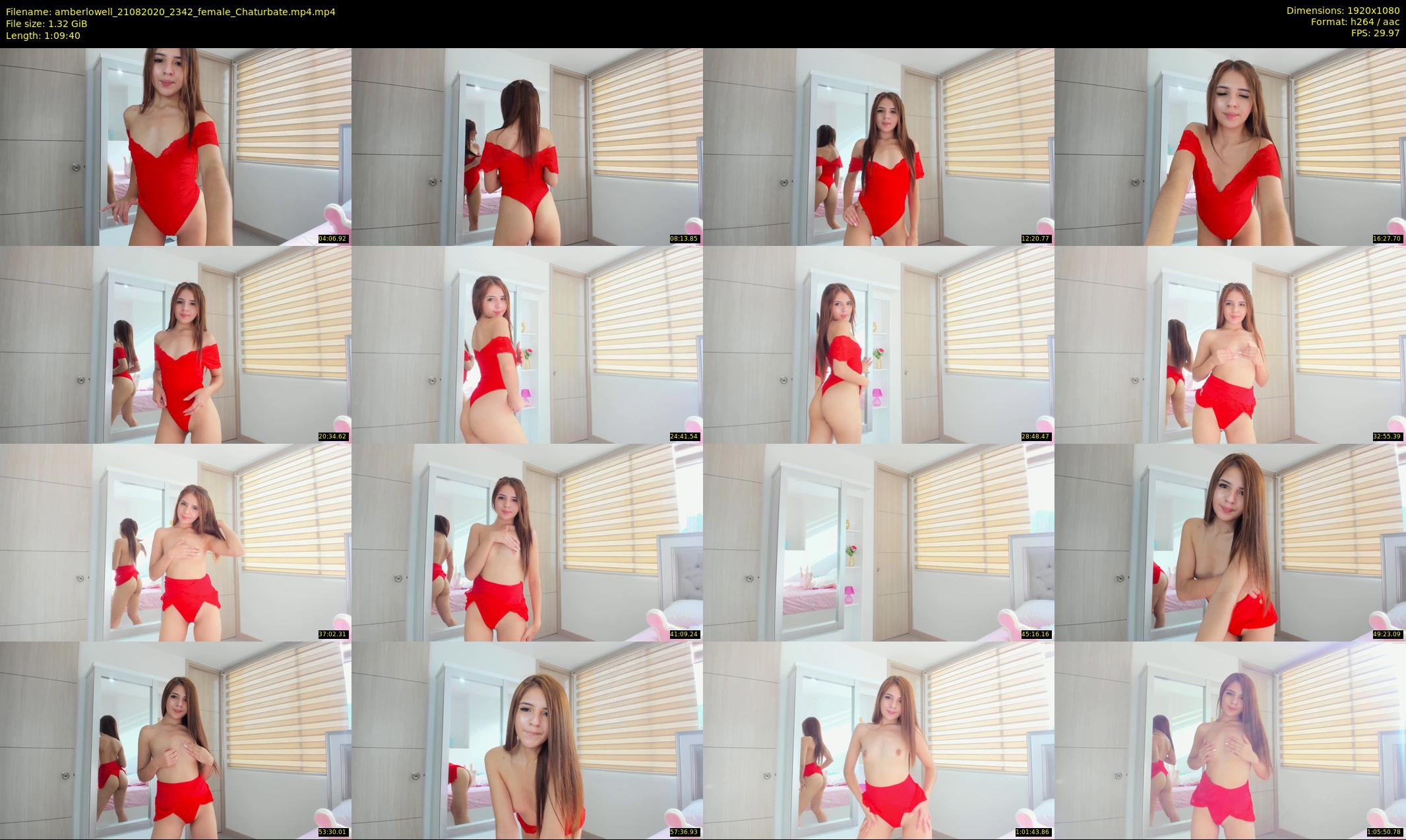 amberlowell — 70 minute Chaturbate female cam show recording, 1080p, Aug 21, 2020