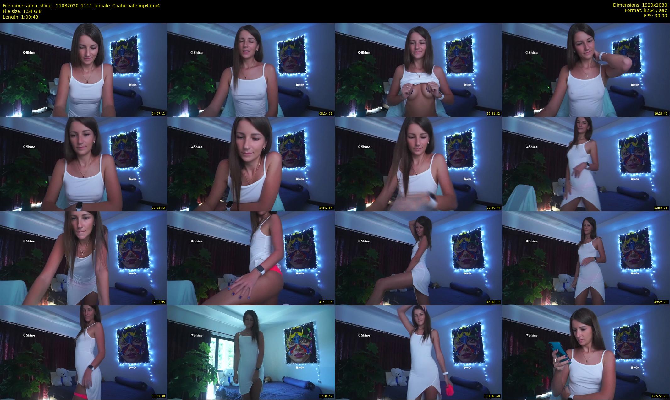 anna_shine_ — 70 minute Chaturbate female cam show recording, 1080p, Aug 21, 2020