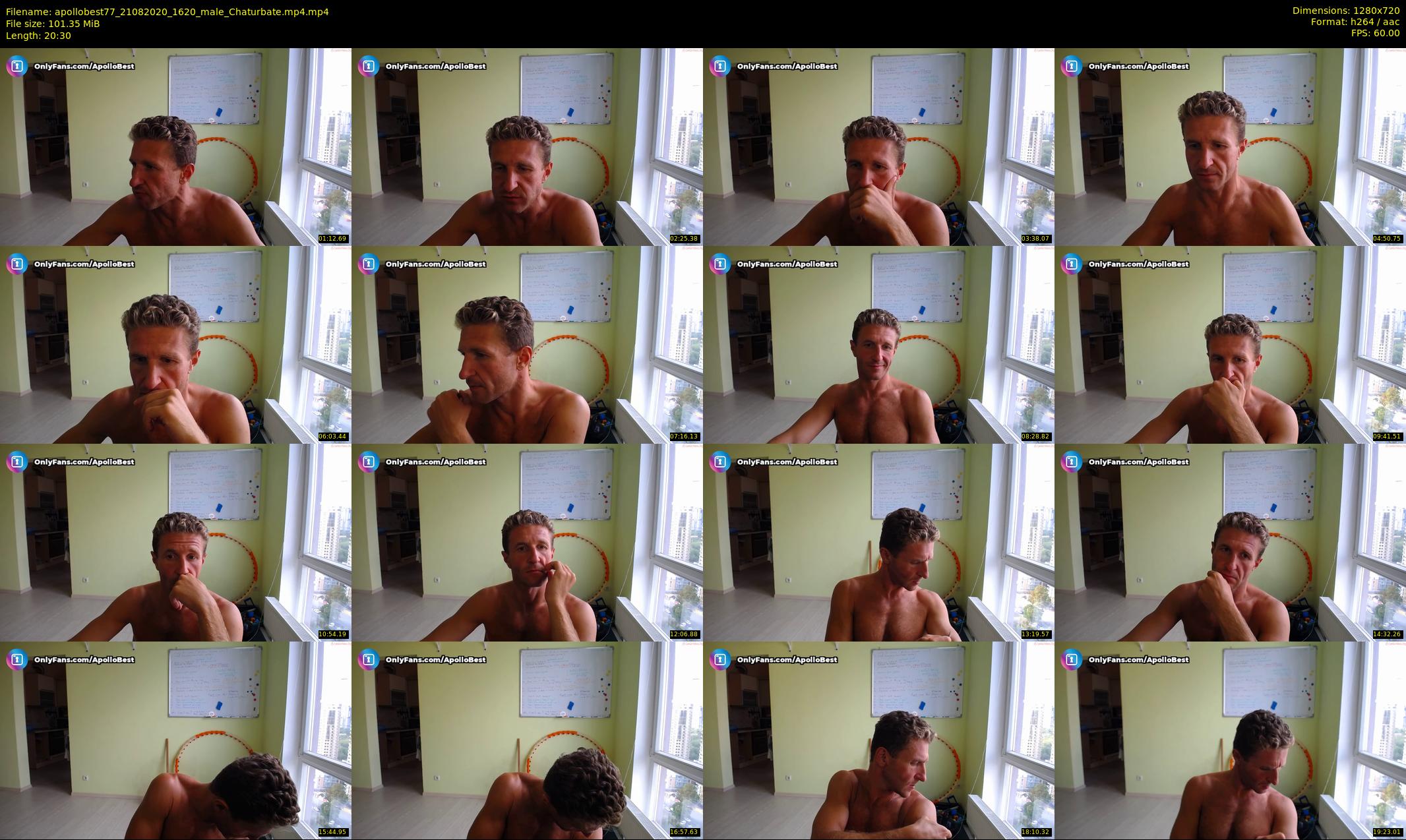 apollobest77 — 21 minute Chaturbate male cam show recording, 720p, Aug 21, 2020