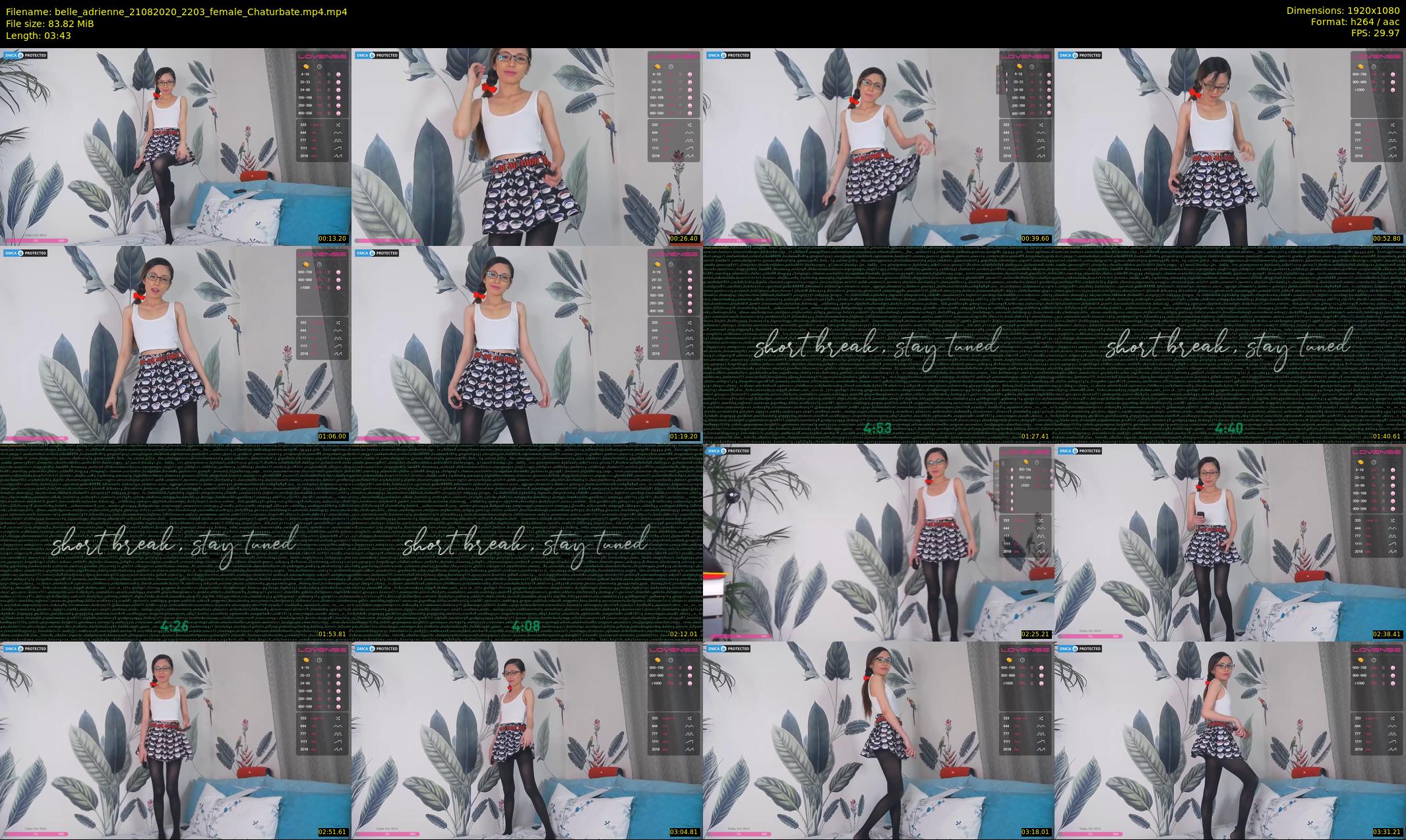 belle_adrienne — 4 minute Chaturbate couple cam show recording, 1080p, Aug 21, 2020