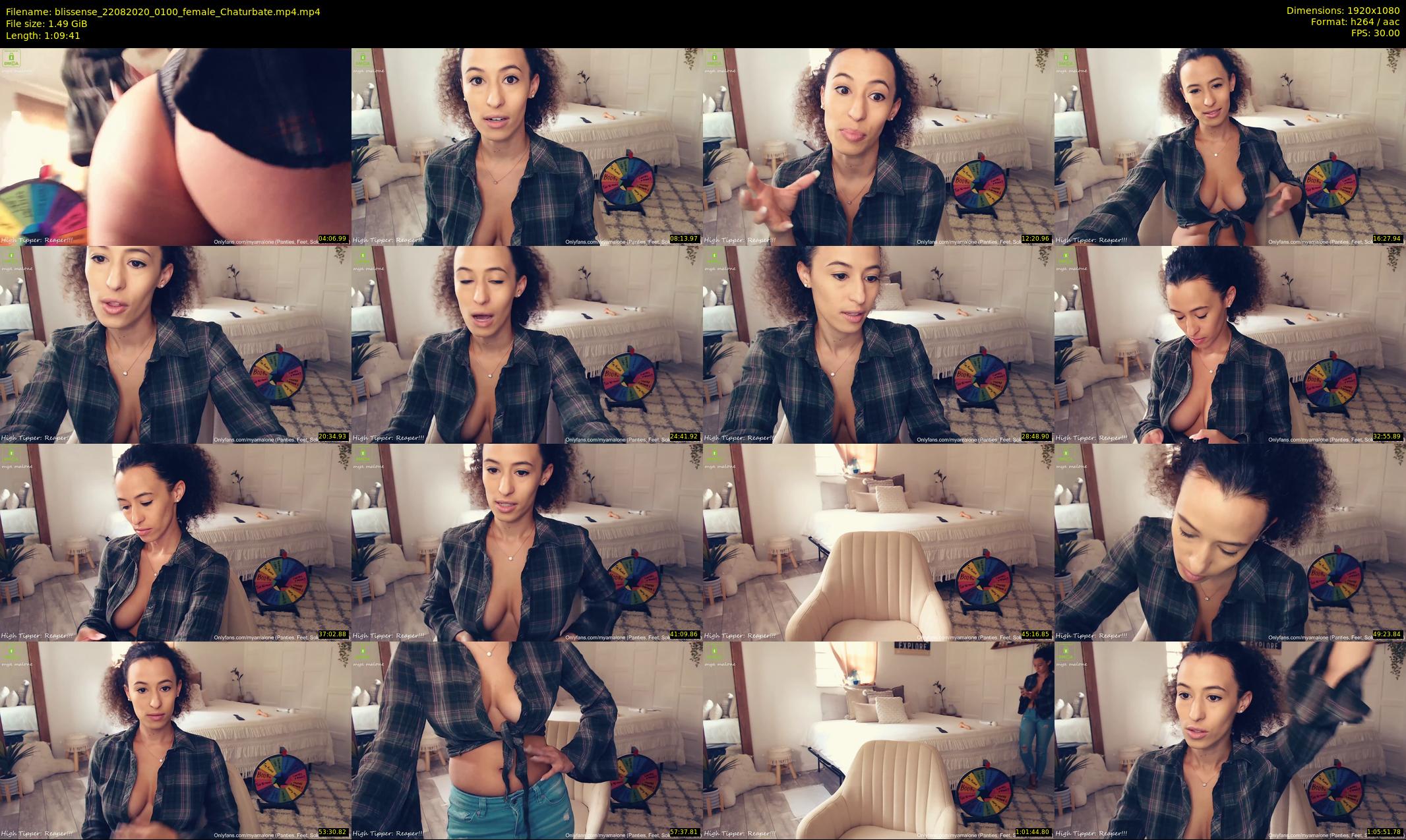 blissense — 70 minute Chaturbate female cam show recording, 1080p, Aug 22, 2020