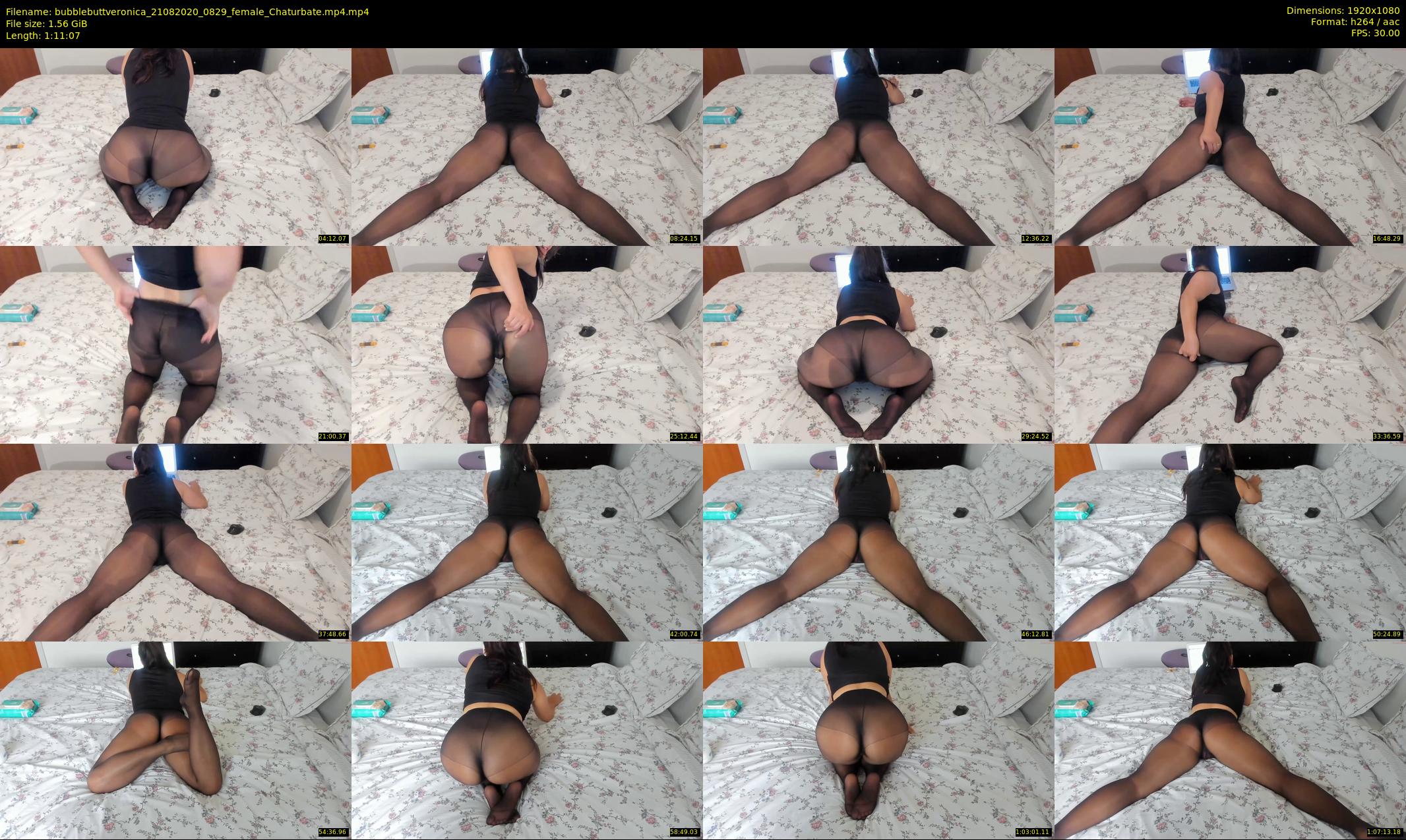 bubblebuttveronica — 72 minute Chaturbate female cam show recording, 1080p, Aug 21, 2020