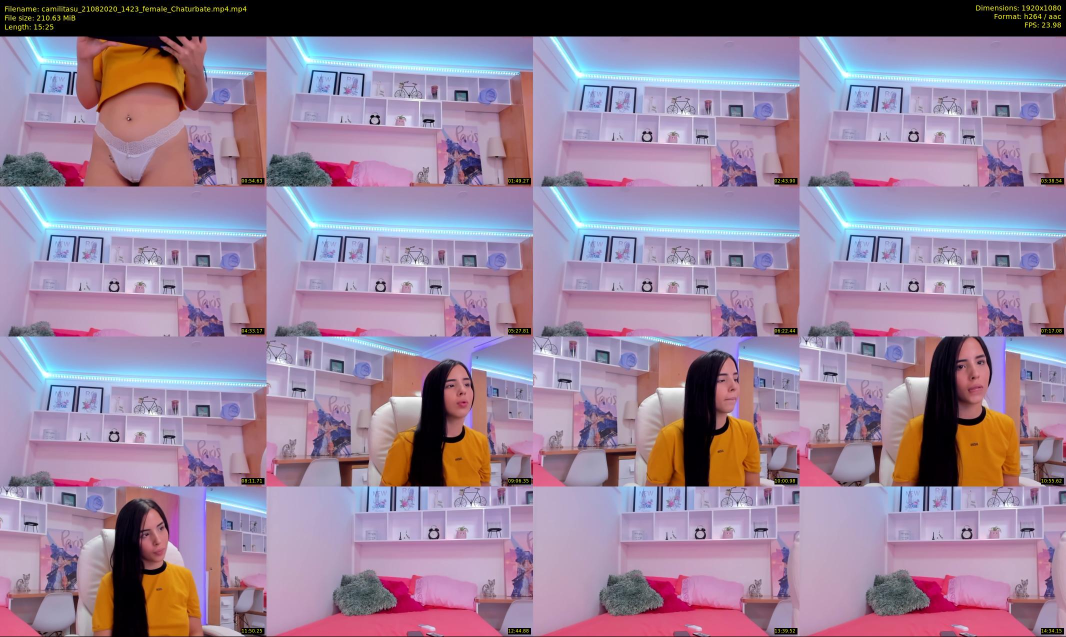 camilitasu — 16 minute Chaturbate female cam show recording, 1080p, Aug 21, 2020