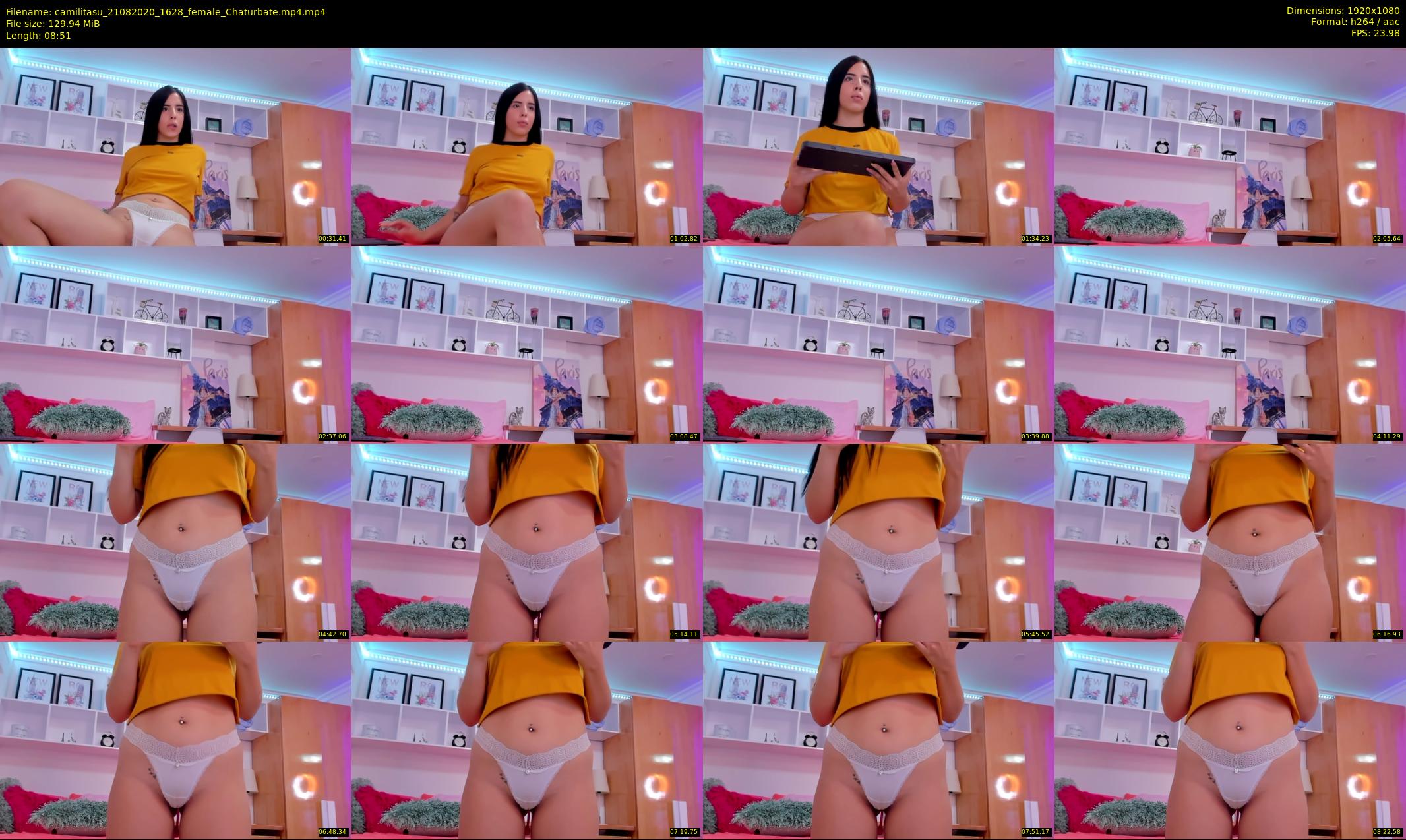 camilitasu — 9 minute Chaturbate female cam show recording, 1080p, Aug 21, 2020