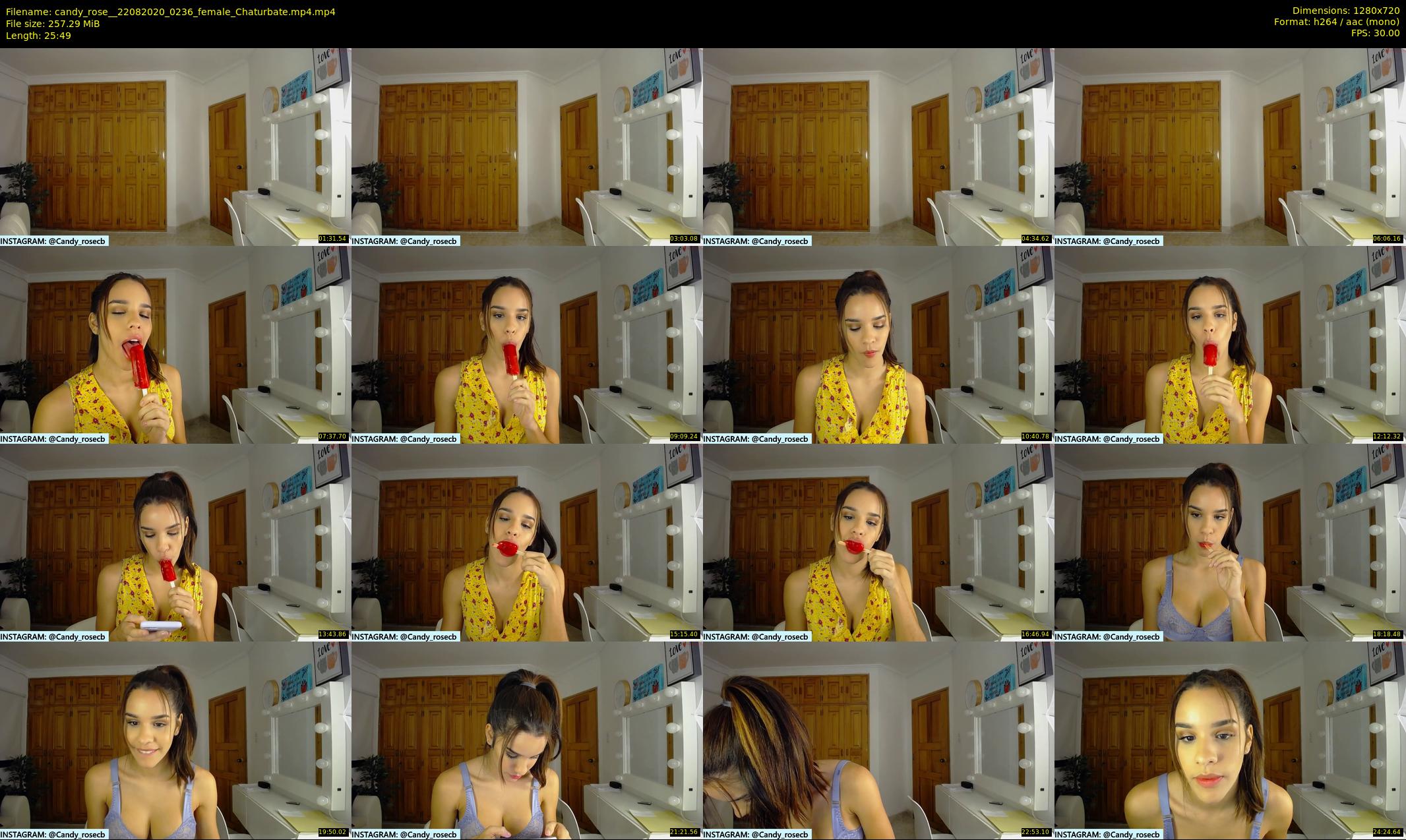 candy_rose_ — 26 minute Chaturbate female cam show recording, 720p, Aug 22, 2020