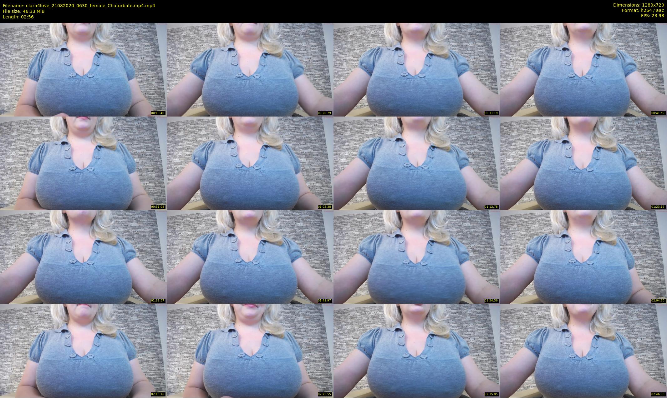 clara4love — 3 minute Chaturbate female cam show recording, 720p, Aug 21, 2020