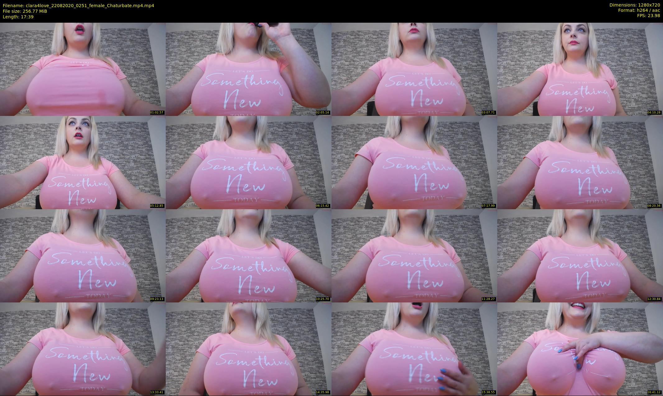 clara4love — 18 minute Chaturbate female cam show recording, 720p, Aug 22, 2020