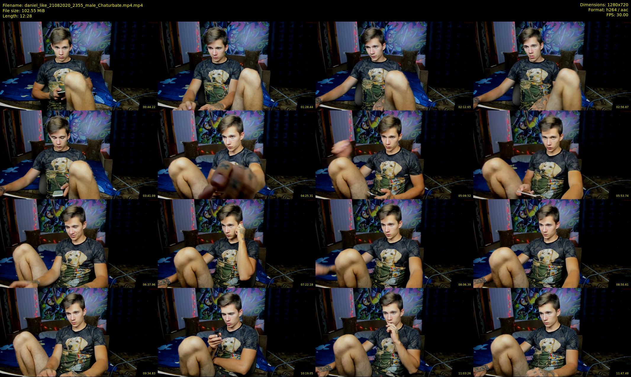 daniel_like — 13 minute Chaturbate male cam show recording, 720p, Aug 21, 2020