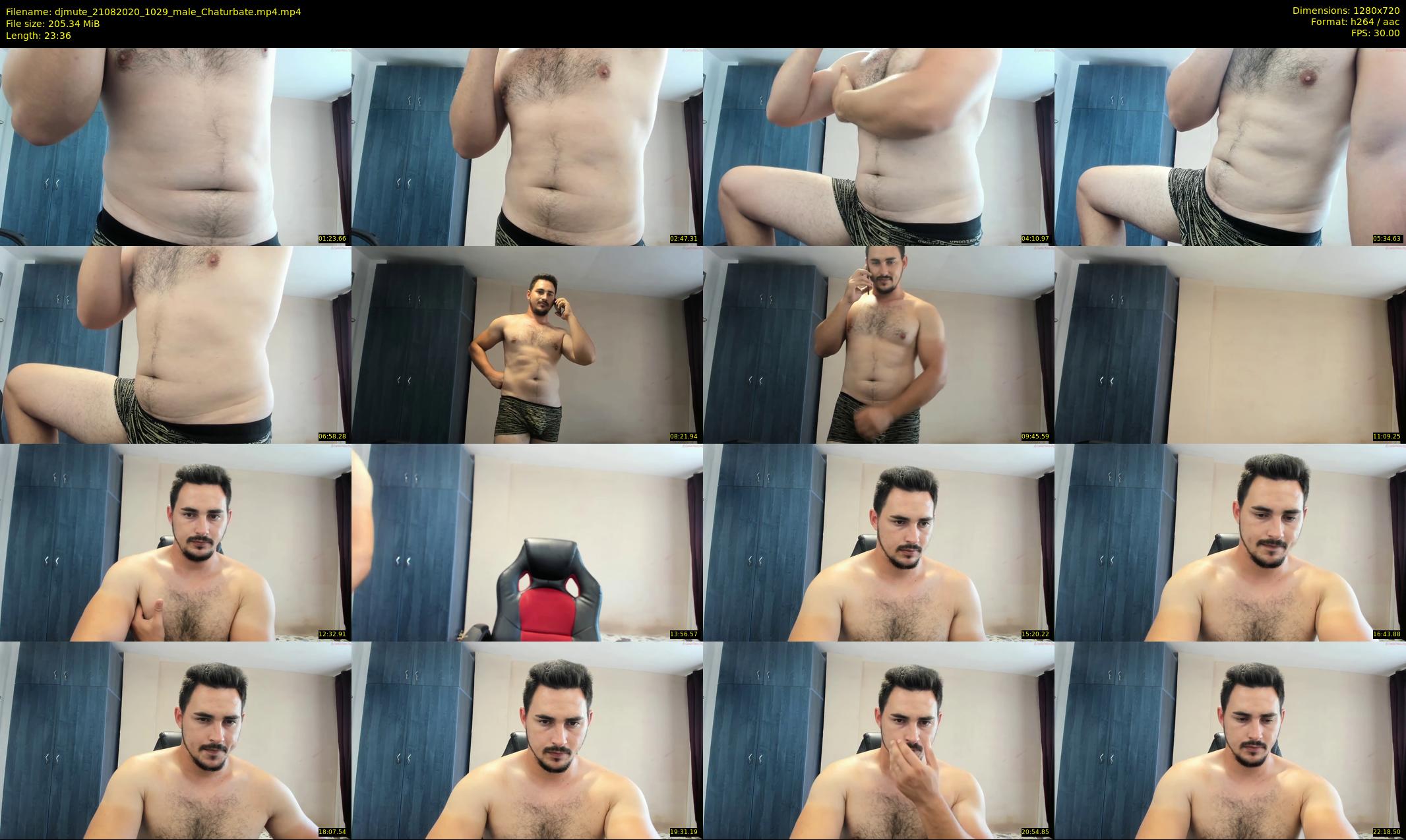 djmute — 24 minute Chaturbate male cam show recording, 720p, Aug 21, 2020