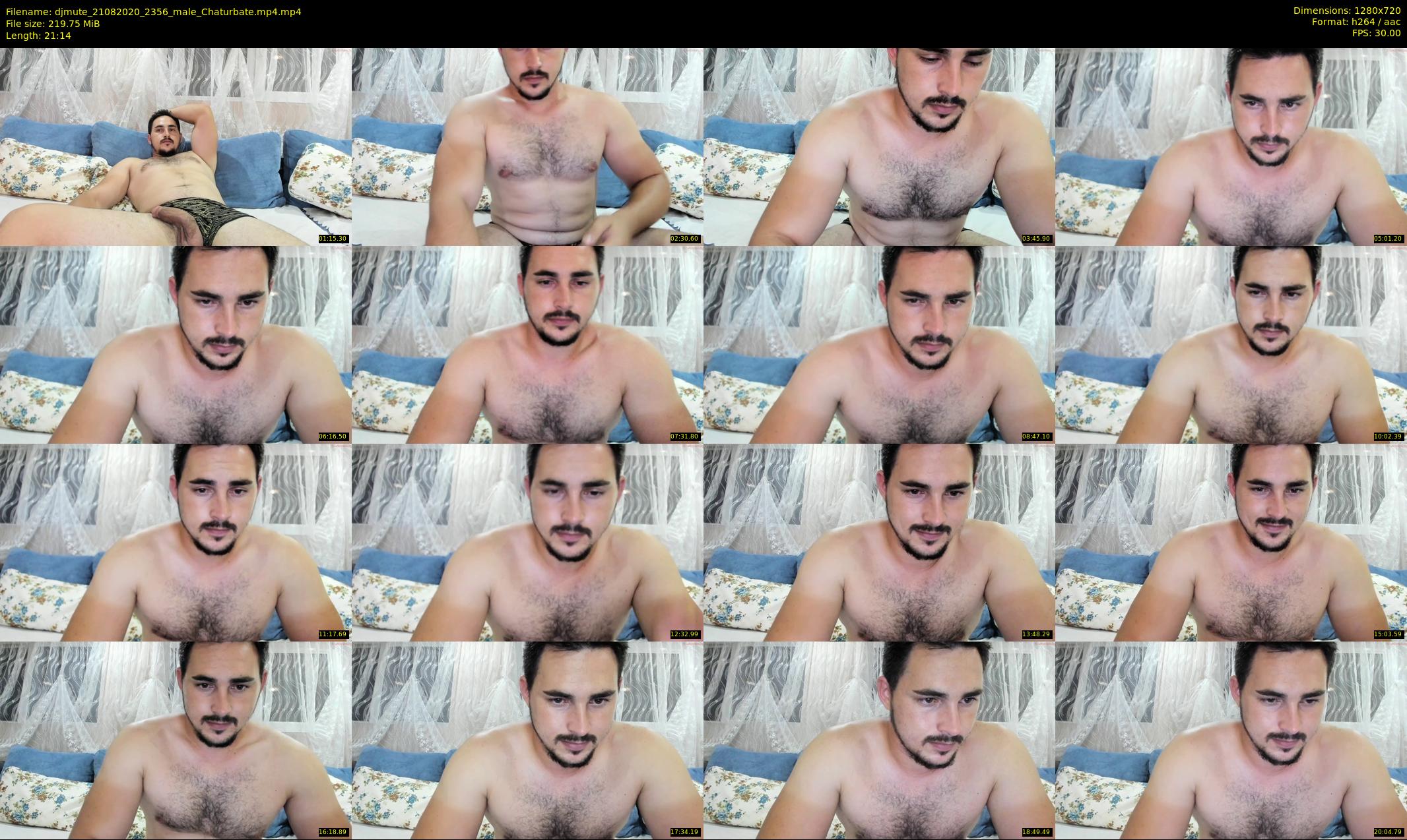 djmute — 22 minute Chaturbate male cam show recording, 720p, Aug 21, 2020
